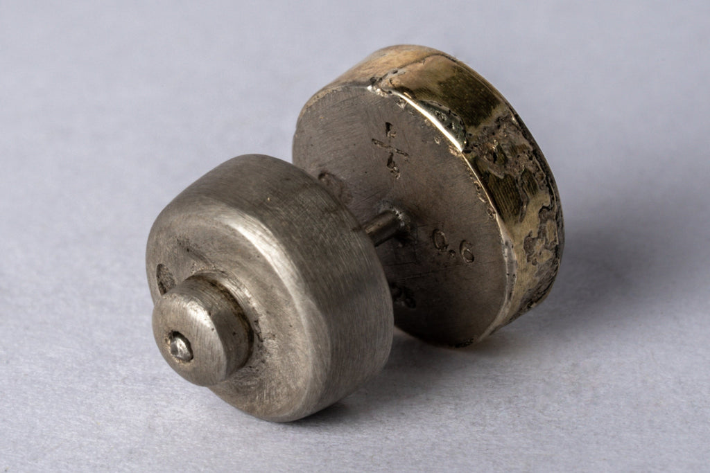 Stud Earring (Fuse, 0.6 CT, Diamond Slab, DA18K+DIA)