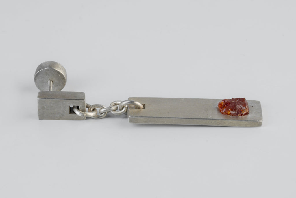 Plate Dangle Earring (Zincite, R2435-98-DA+ZIN)