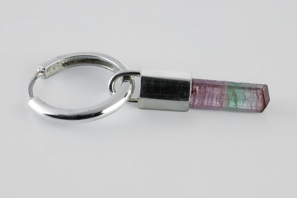 Hoop Earring v2 (Small, Dangle Var., Elbaite, PA+ELB)
