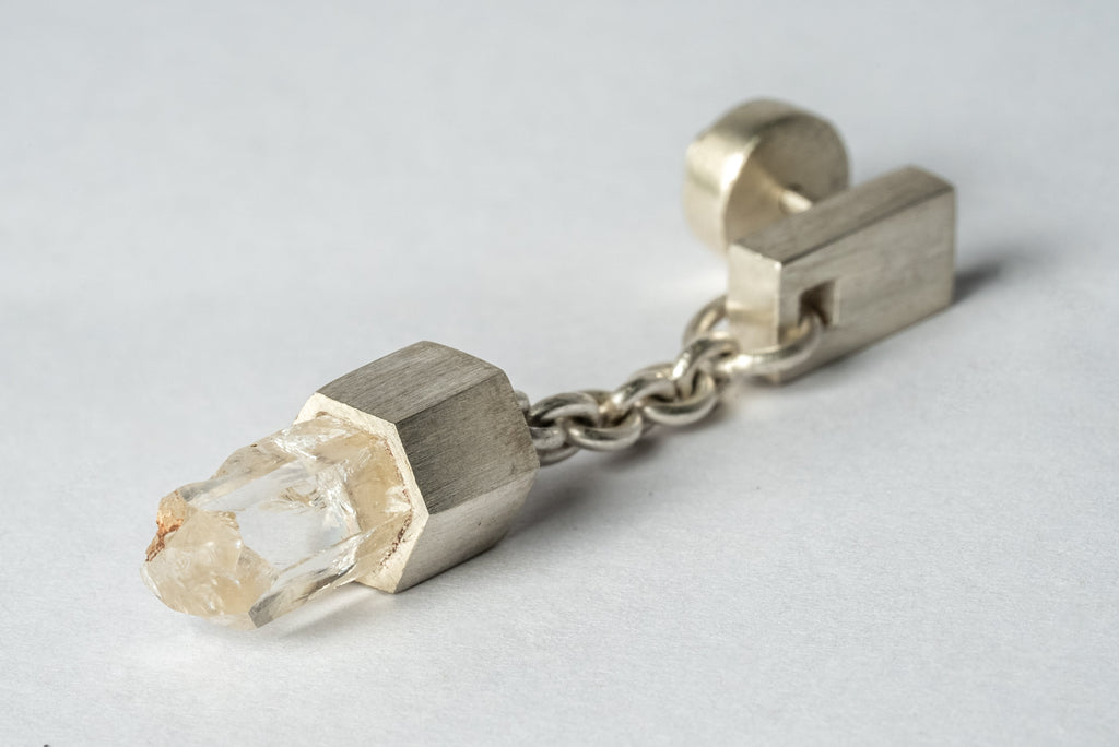 Talisman Dangle Earring (Phenakite, MA+PHE)