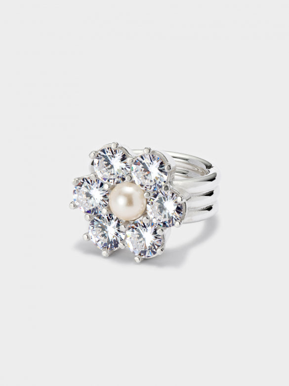 DAISY RING-PEARL