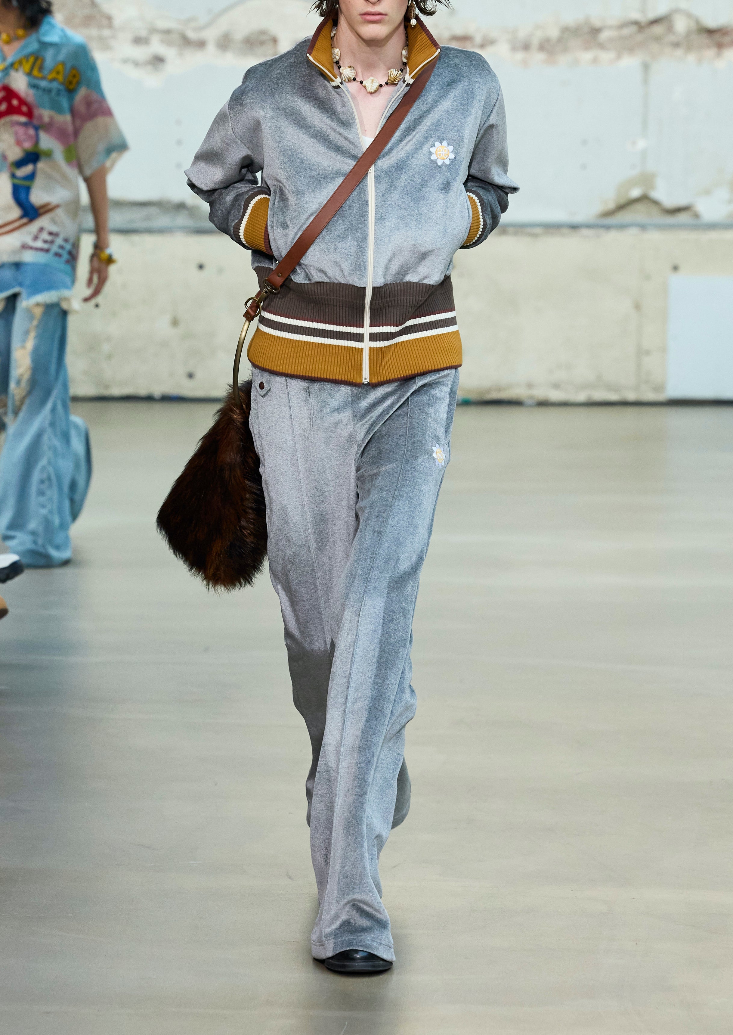 SUNFLOWER TRACK PANTS GRIGI