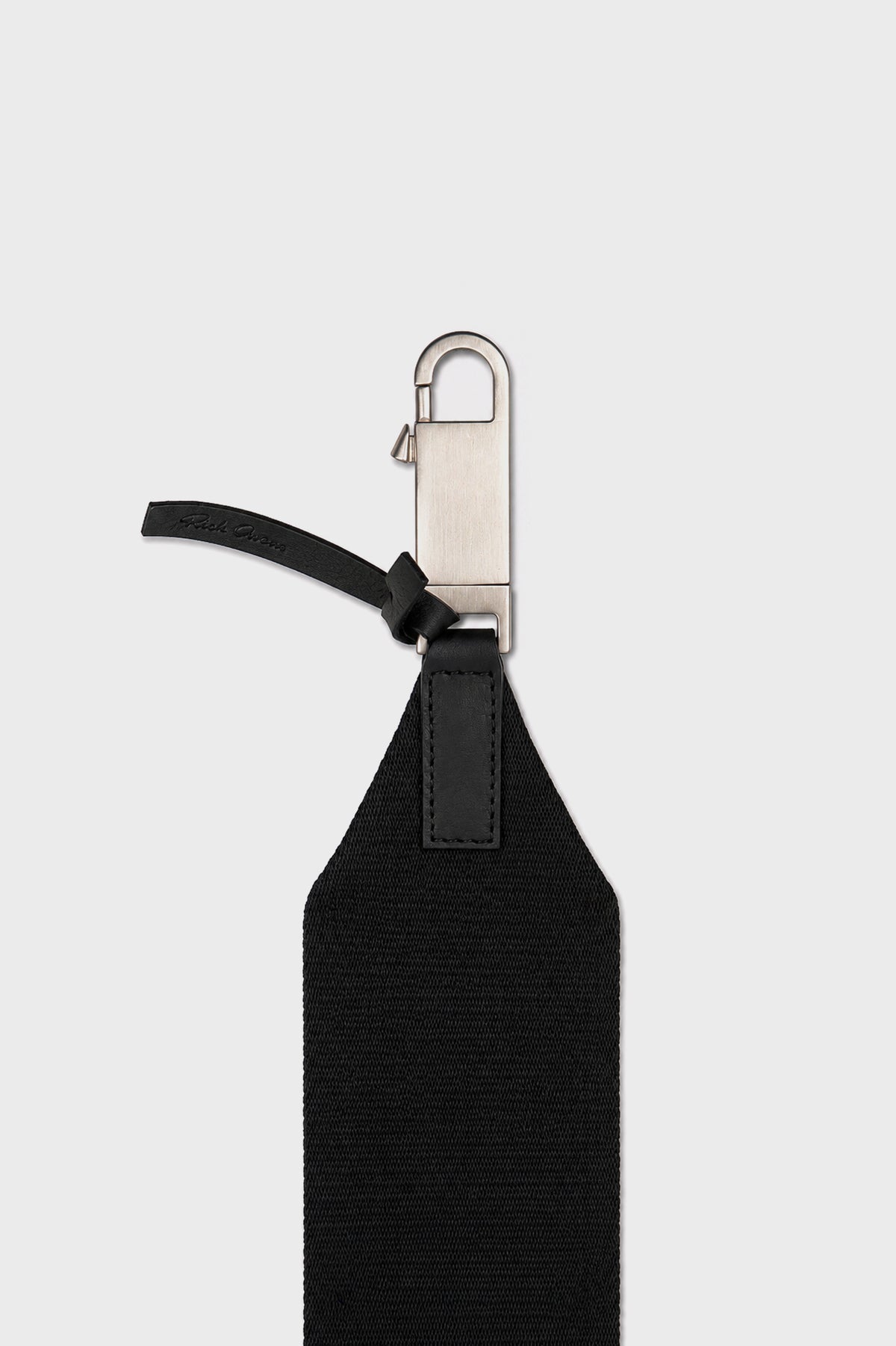 WIDE WEBBING STRAP BLACK