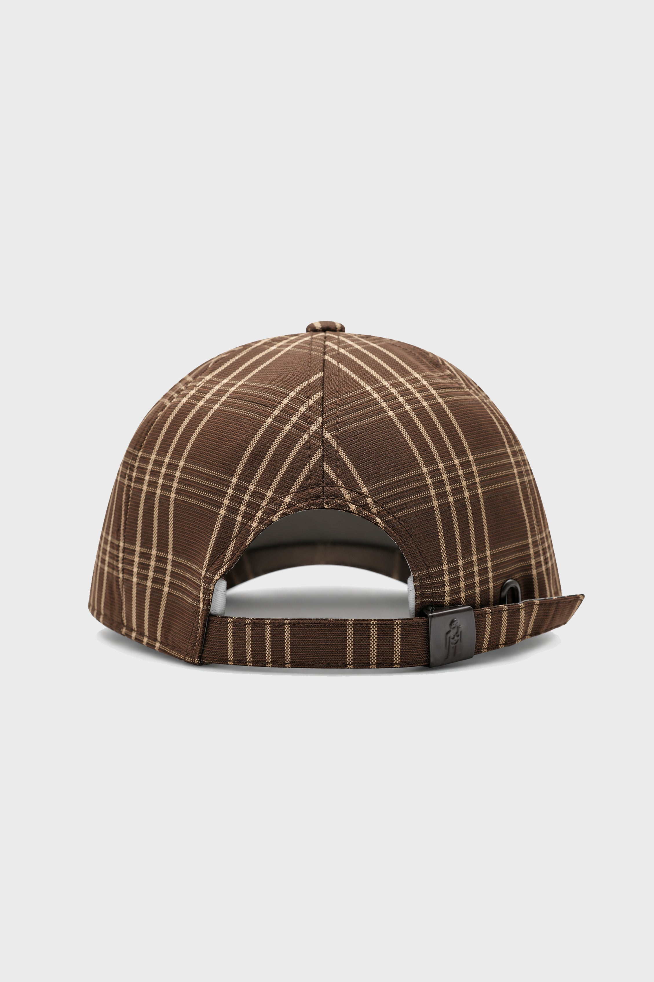FLOWER CAP BROWN CHECK