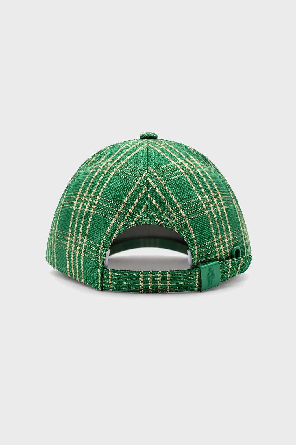 FLOWER CAP FERN GREEN CHECK