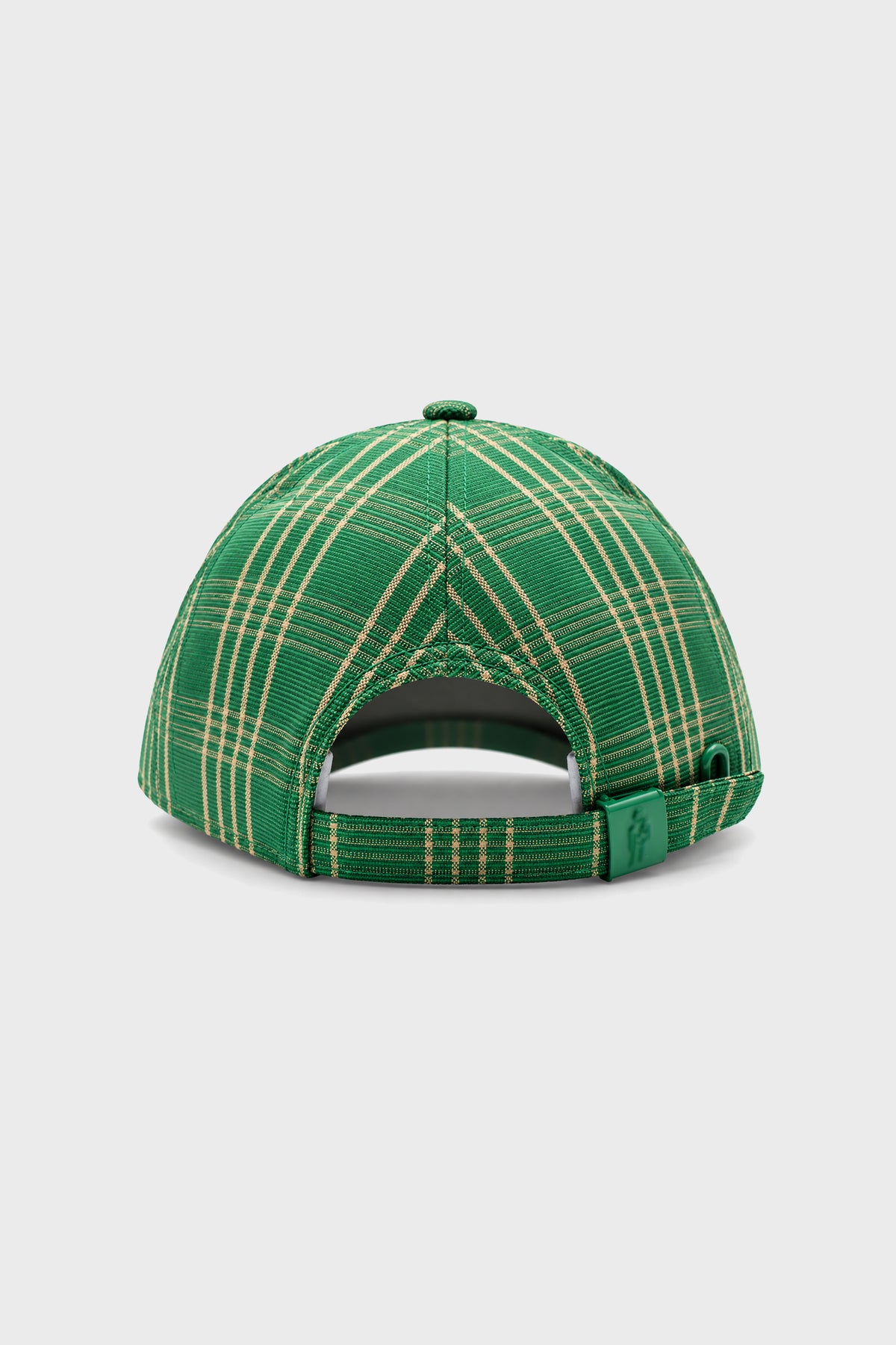 FLOWER CAP FERN GREEN CHECK