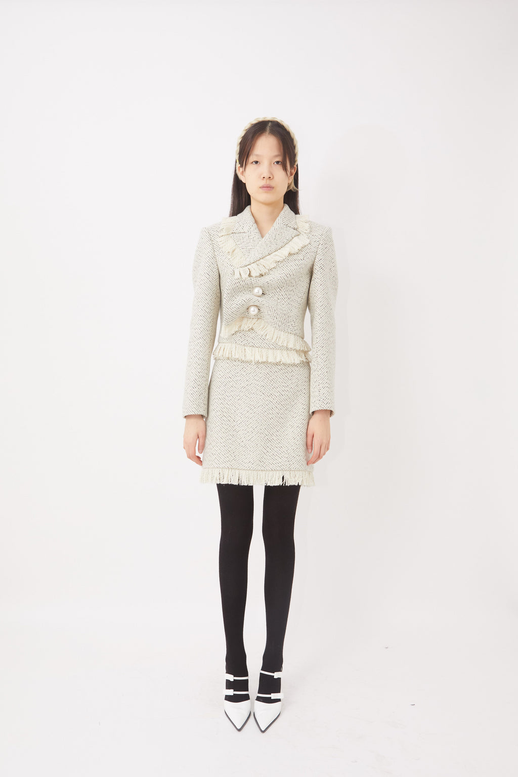 VENUS CROPPED JACKET W/ FRINGE