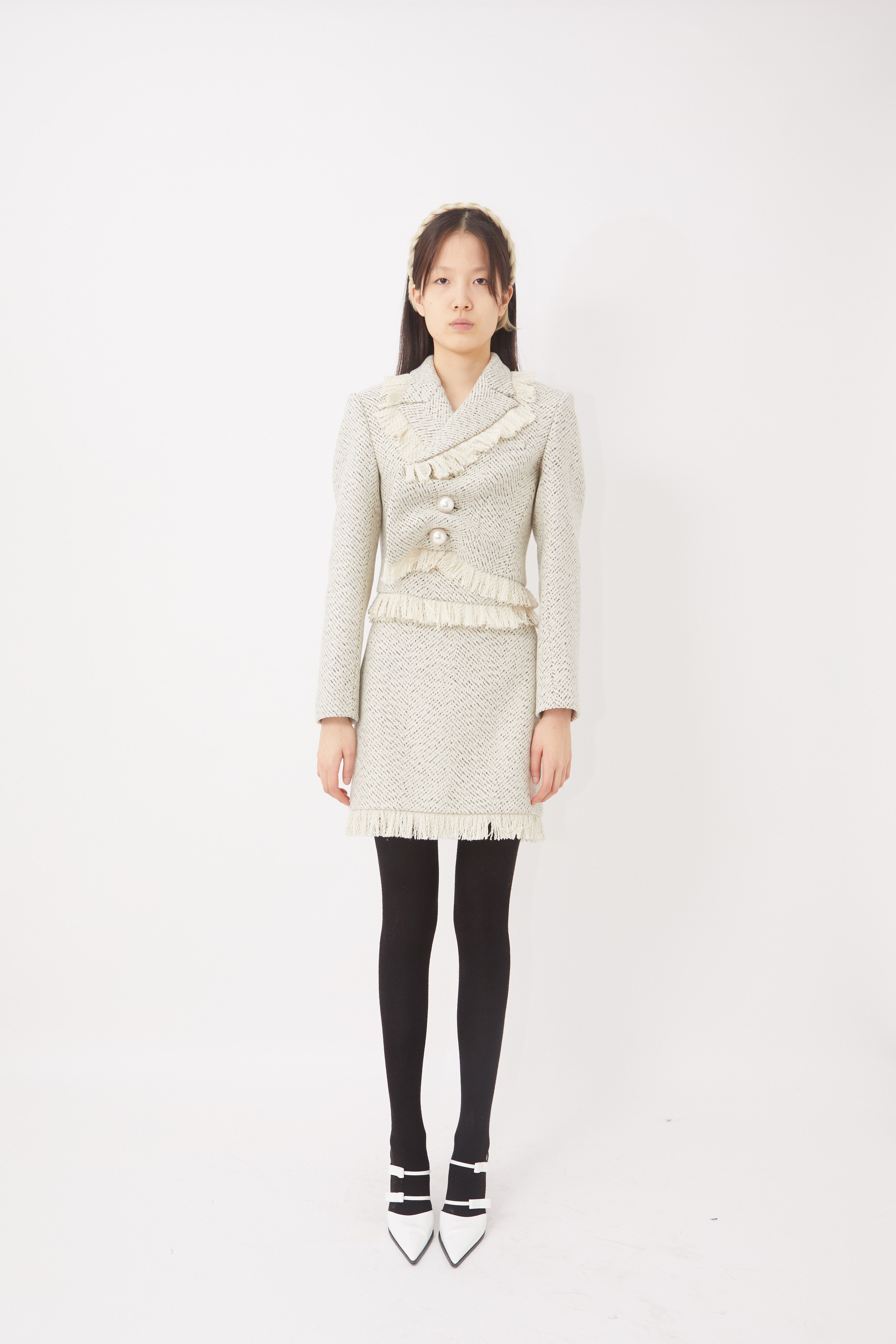 VENUS CROPPED JACKET W/ FRINGE