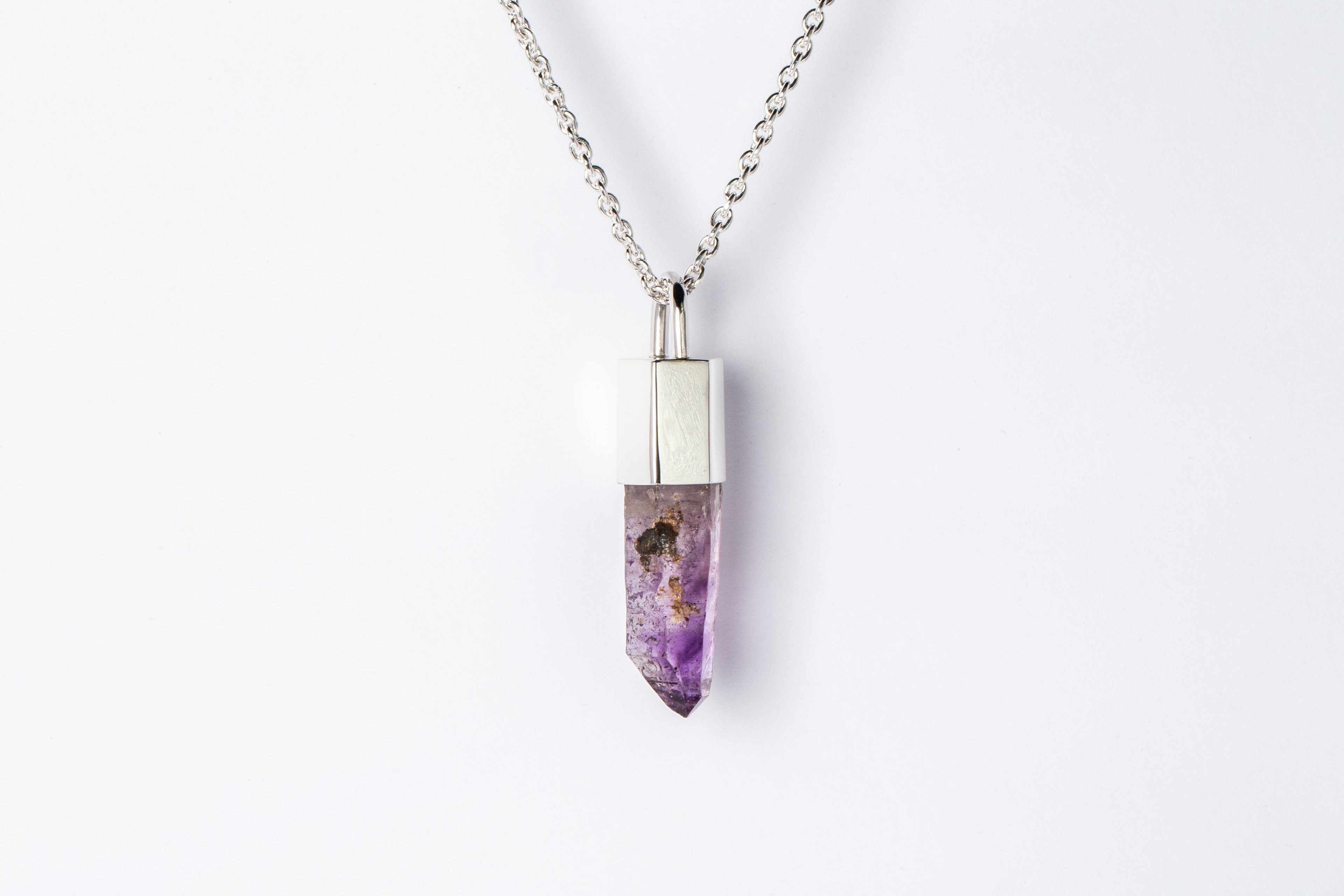 Talisman Necklace SPECIMEN (Brandberg Amethyst Quartz, PA+BAQ)