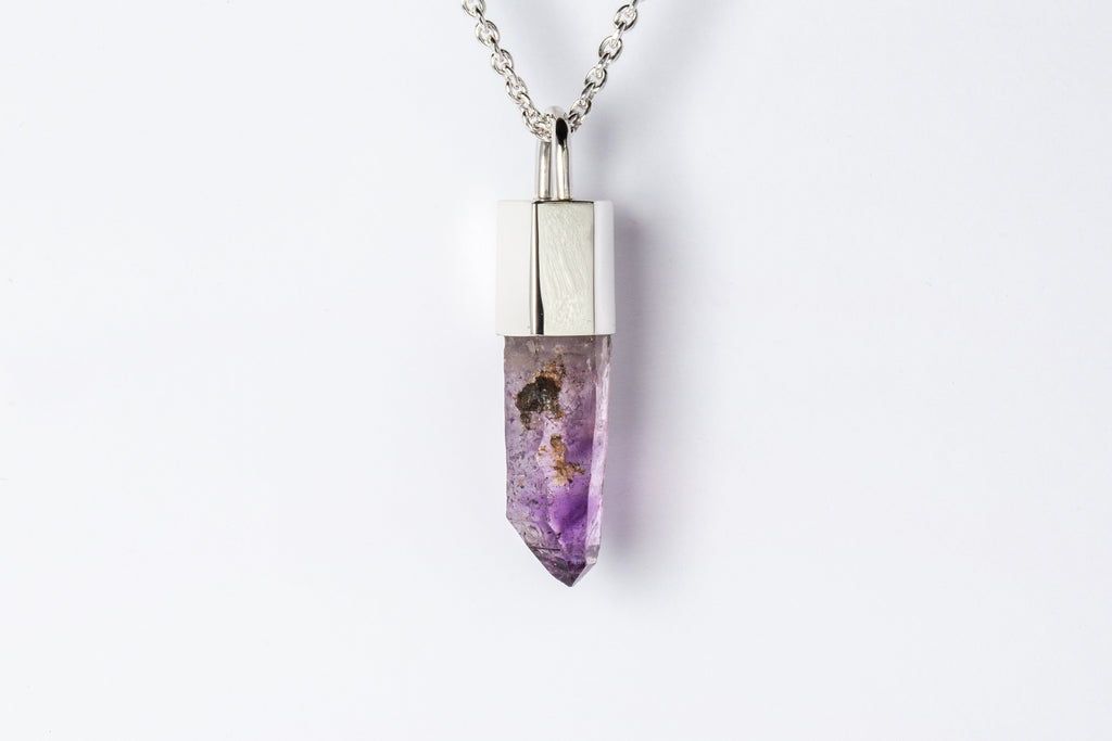 Talisman Necklace SPECIMEN (Brandberg Amethyst Quartz, PA+BAQ)