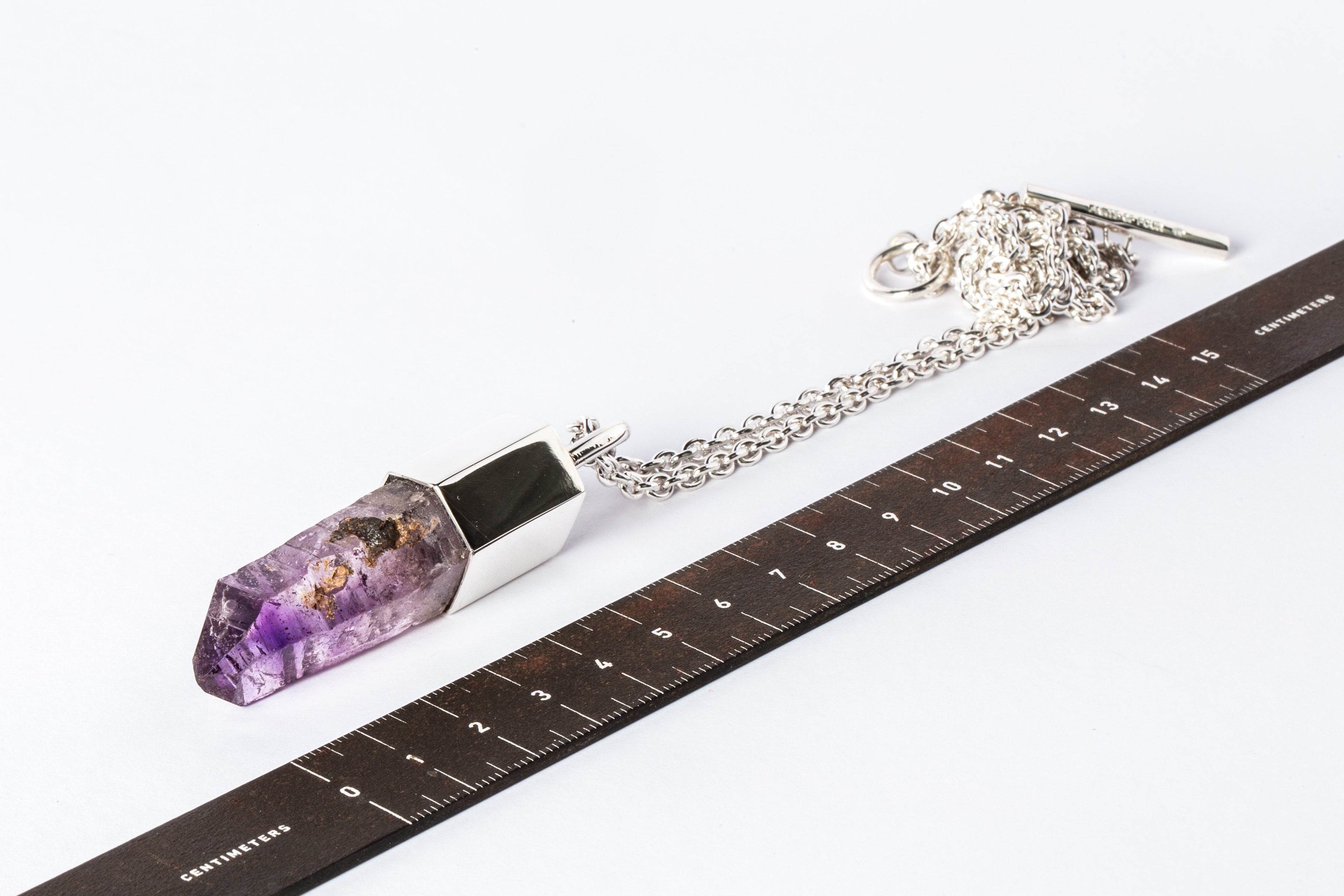Talisman Necklace SPECIMEN (Brandberg Amethyst Quartz, PA+BAQ)