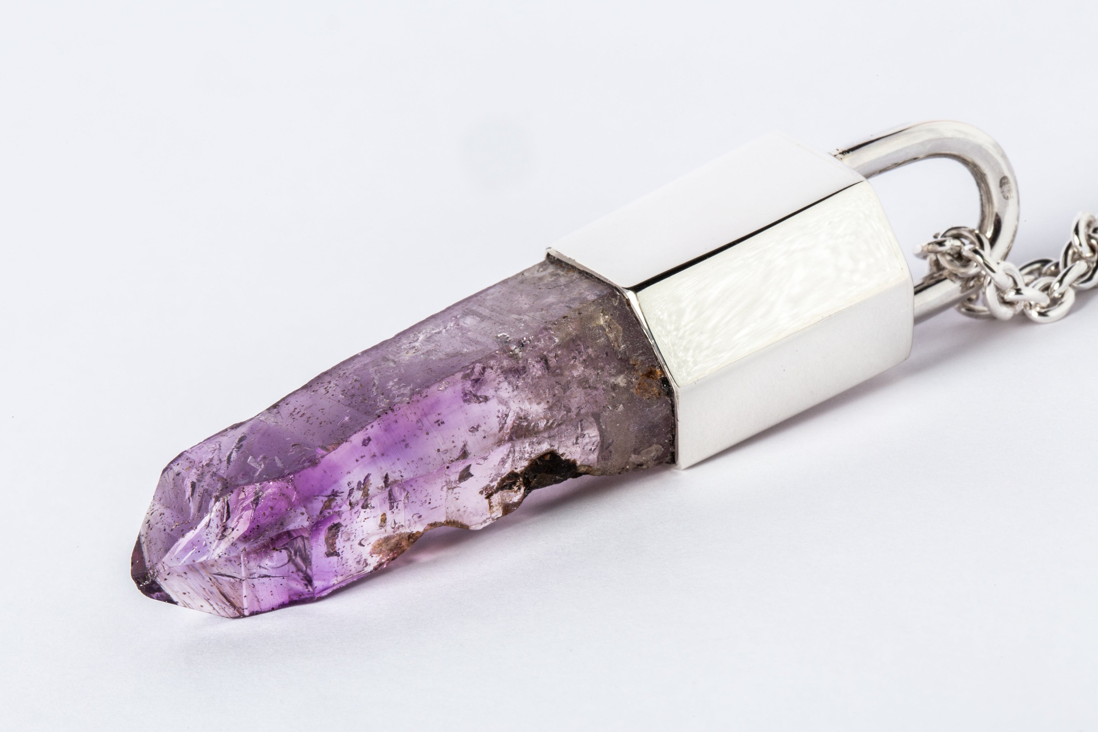 Talisman Necklace SPECIMEN (Brandberg Amethyst Quartz, PA+BAQ)