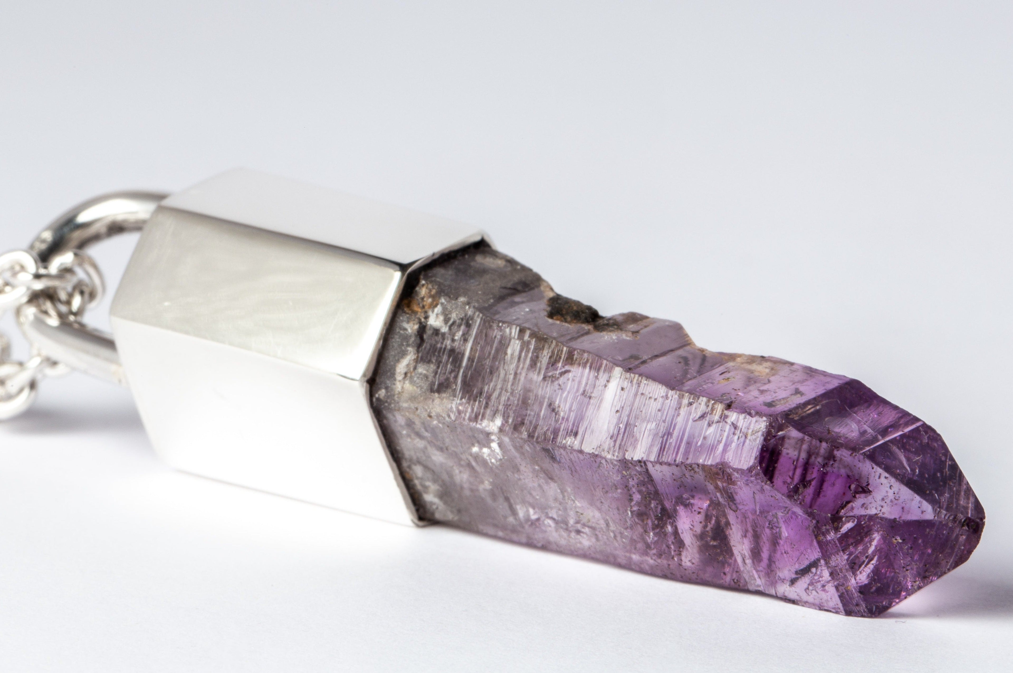 Talisman Necklace SPECIMEN (Brandberg Amethyst Quartz, PA+BAQ)