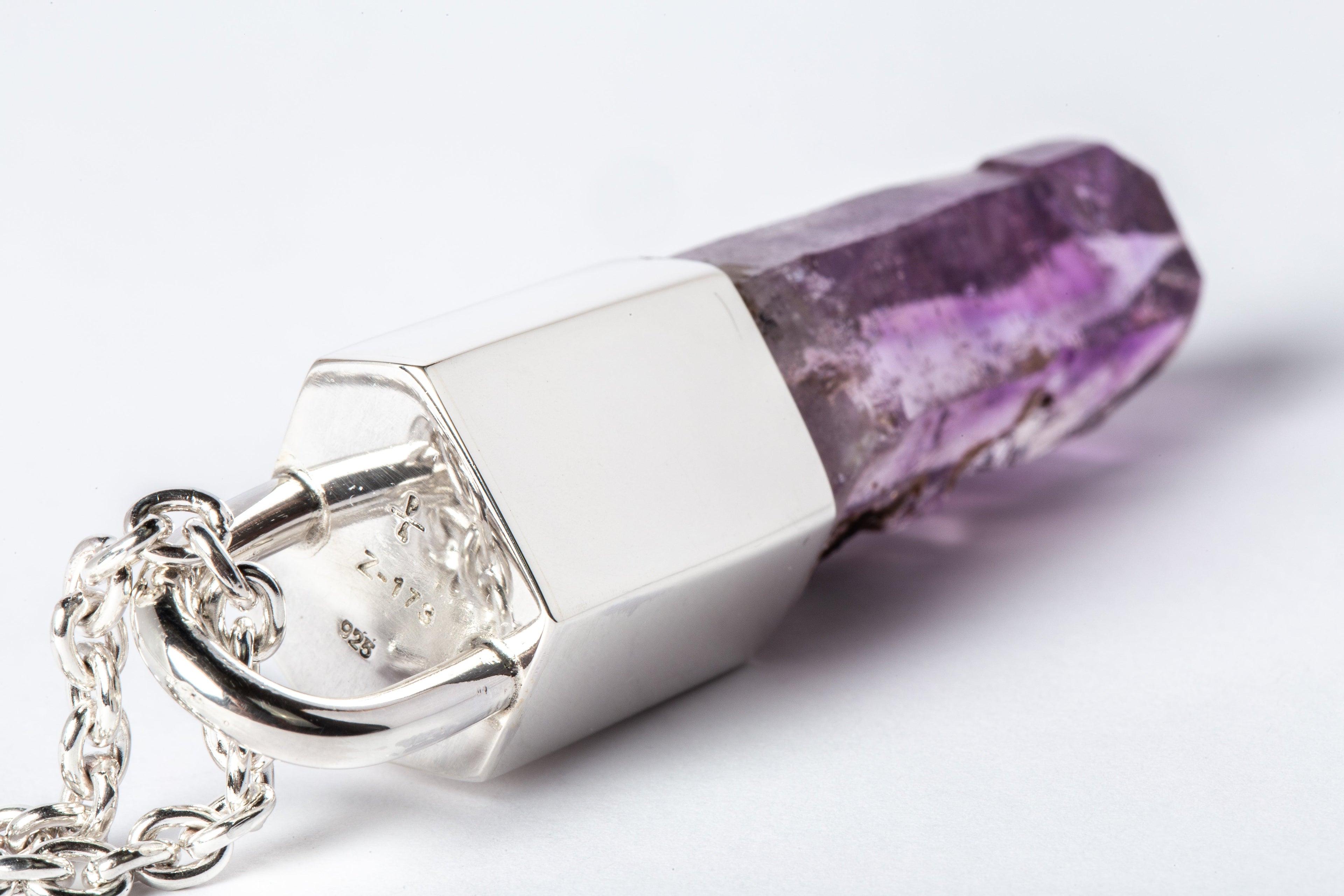 Talisman Necklace SPECIMEN (Brandberg Amethyst Quartz, PA+BAQ)