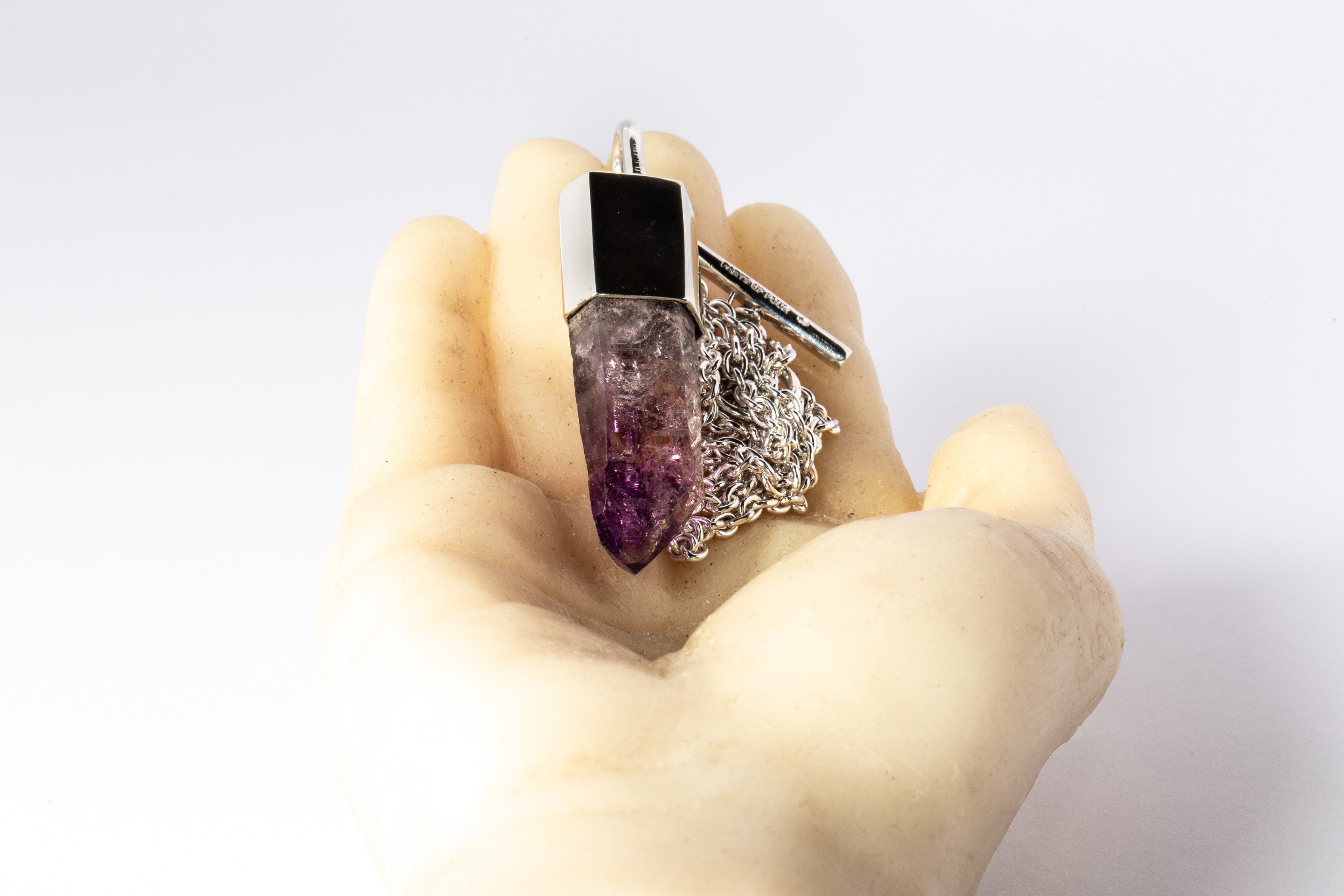 Talisman Necklace SPECIMEN (Brandberg Amethyst Quartz, PA+BAQ)
