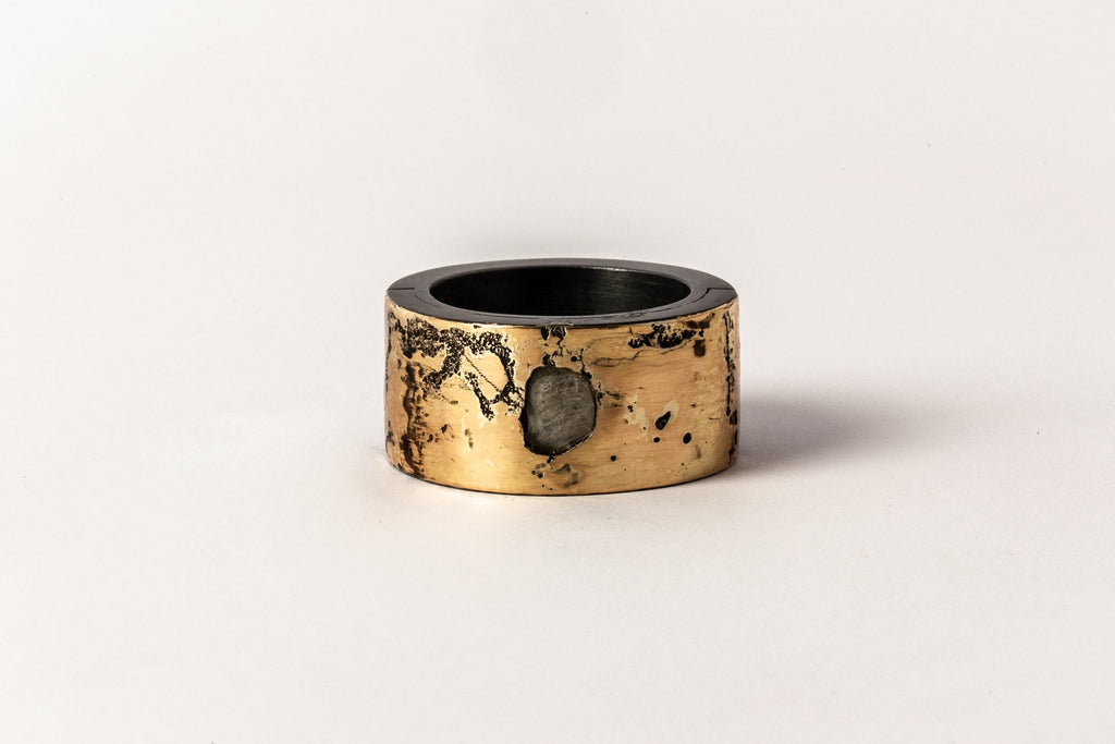 Sistema Ring (Fuse, 0.2 CT, Yellow Diamond Slab, 12mm, KA18K+YDIA)