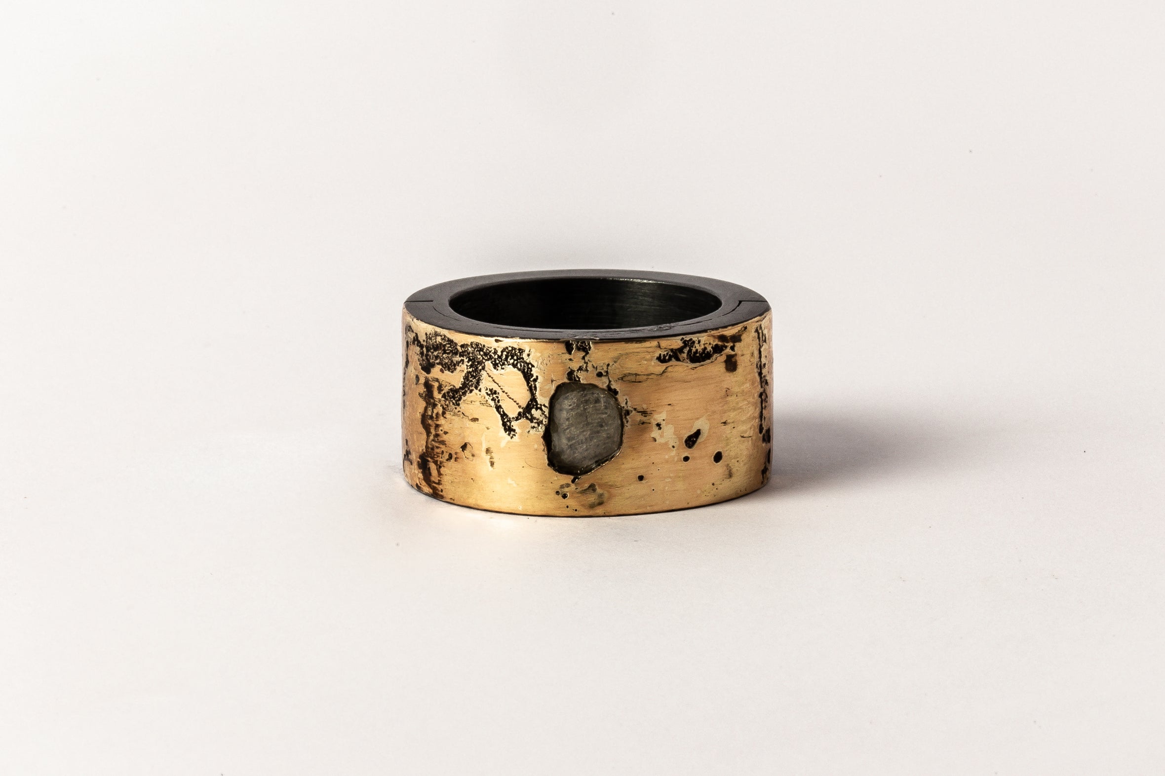 Sistema Ring (Fuse, 0.2 CT, Yellow Diamond Slab, 12mm, KA18K+YDIA)