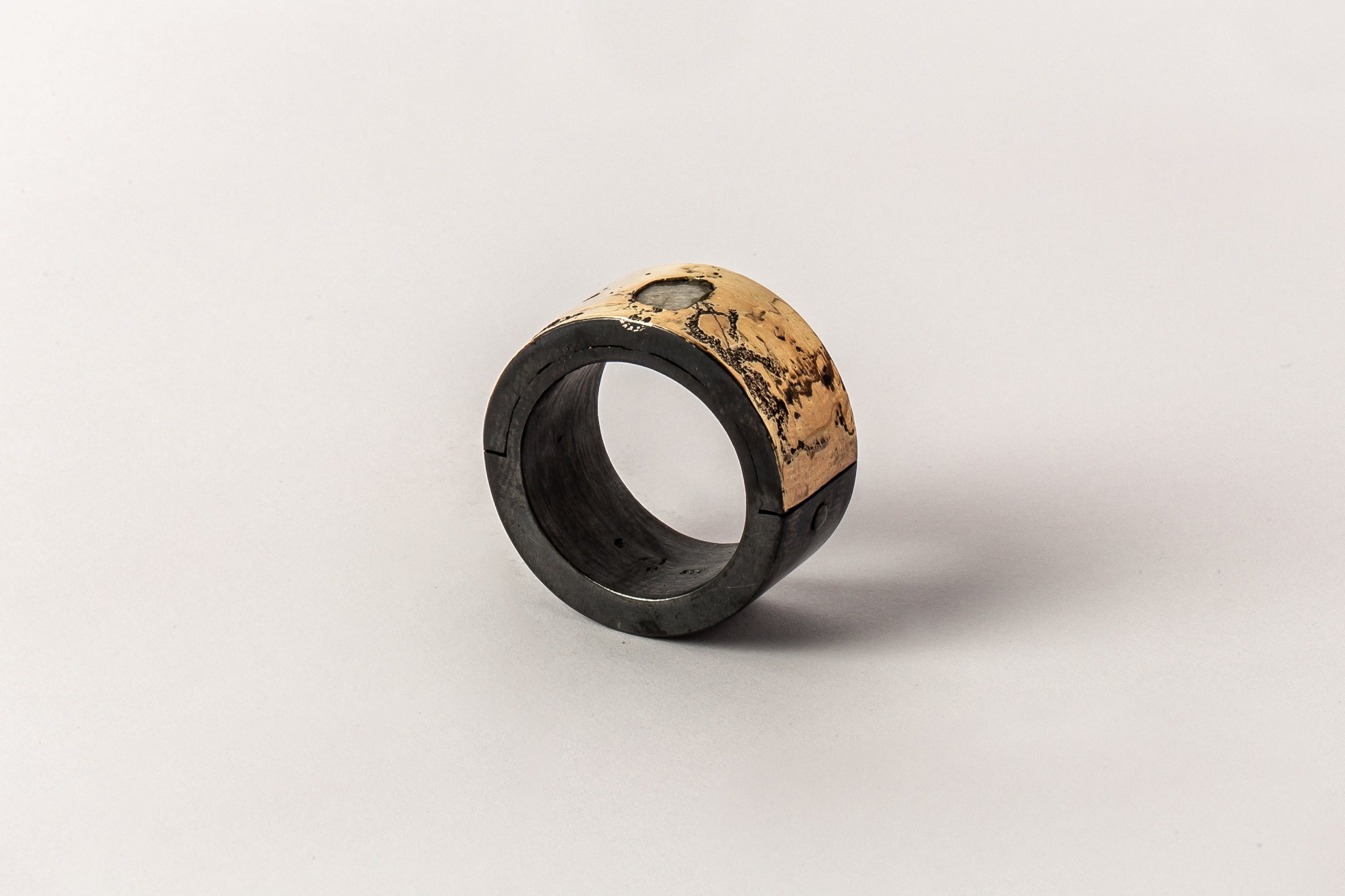 Sistema Ring (Fuse, 0.2 CT, Yellow Diamond Slab, 12mm, KA18K+YDIA)