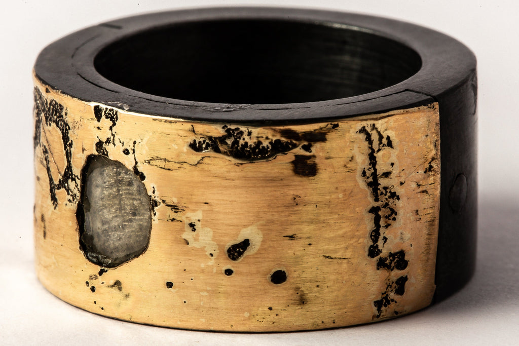 Sistema Ring (Fuse, 0.2 CT, Yellow Diamond Slab, 12mm, KA18K+YDIA)