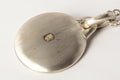 Disk Necklace (0.2 CT, Tiny Faceted Diamond Slab, 35mm)