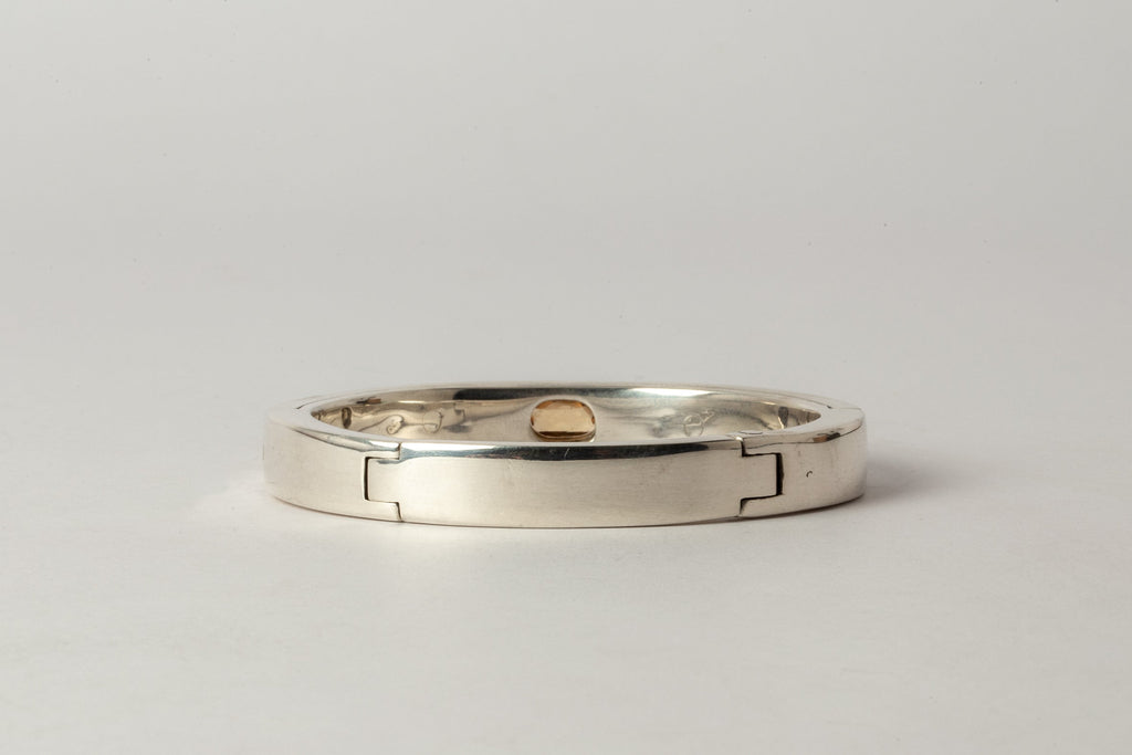 Sistema Bracelet v2 (1.0 CT, Orange Sapphire Faceted Slab, 9mm)