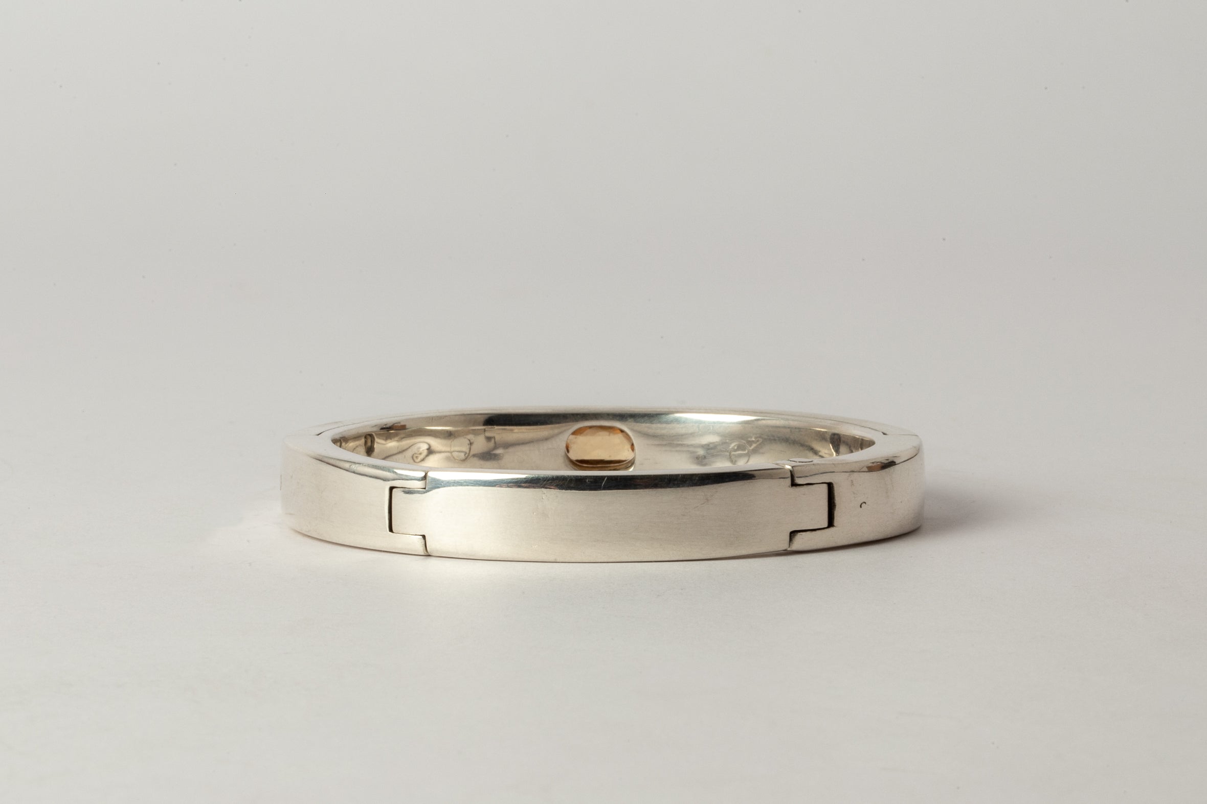 Sistema Bracelet v2 (1.0 CT, Orange Sapphire Faceted Slab, 9mm)