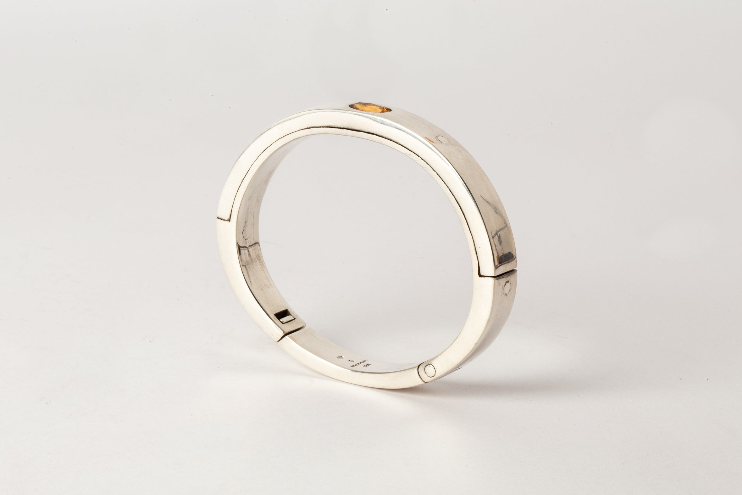 Sistema Bracelet v2 (1.0 CT, Orange Sapphire Faceted Slab, 9mm)