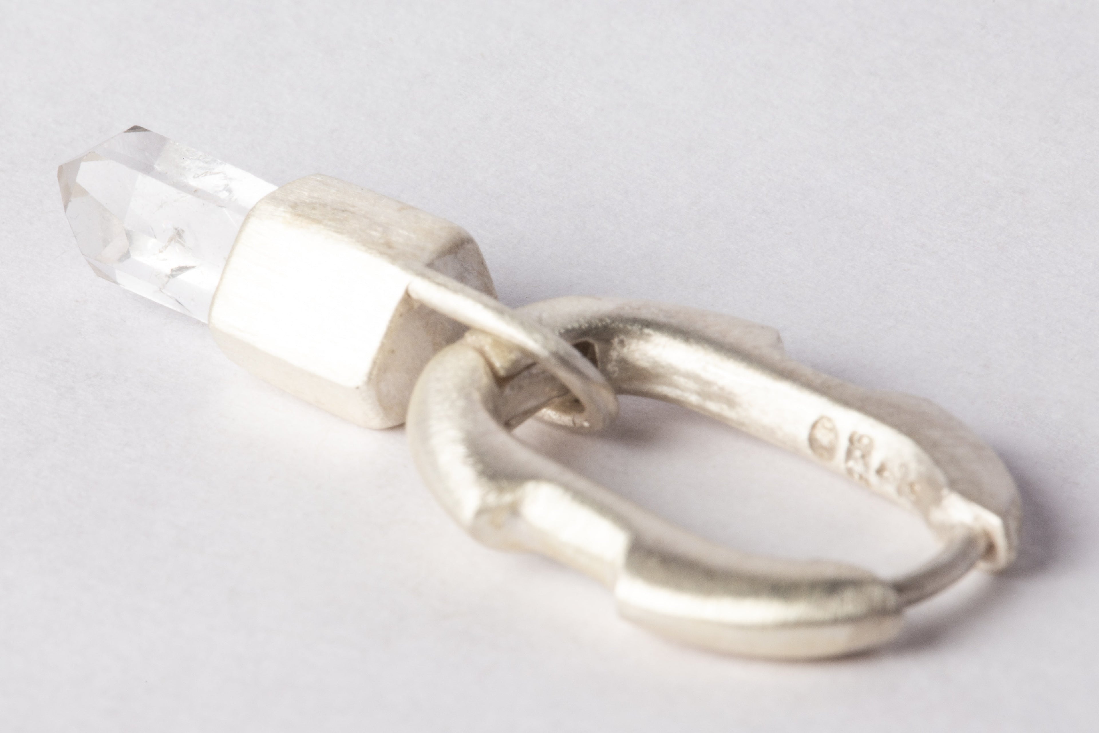 Deco Earring (Extra Small, Herkimer)