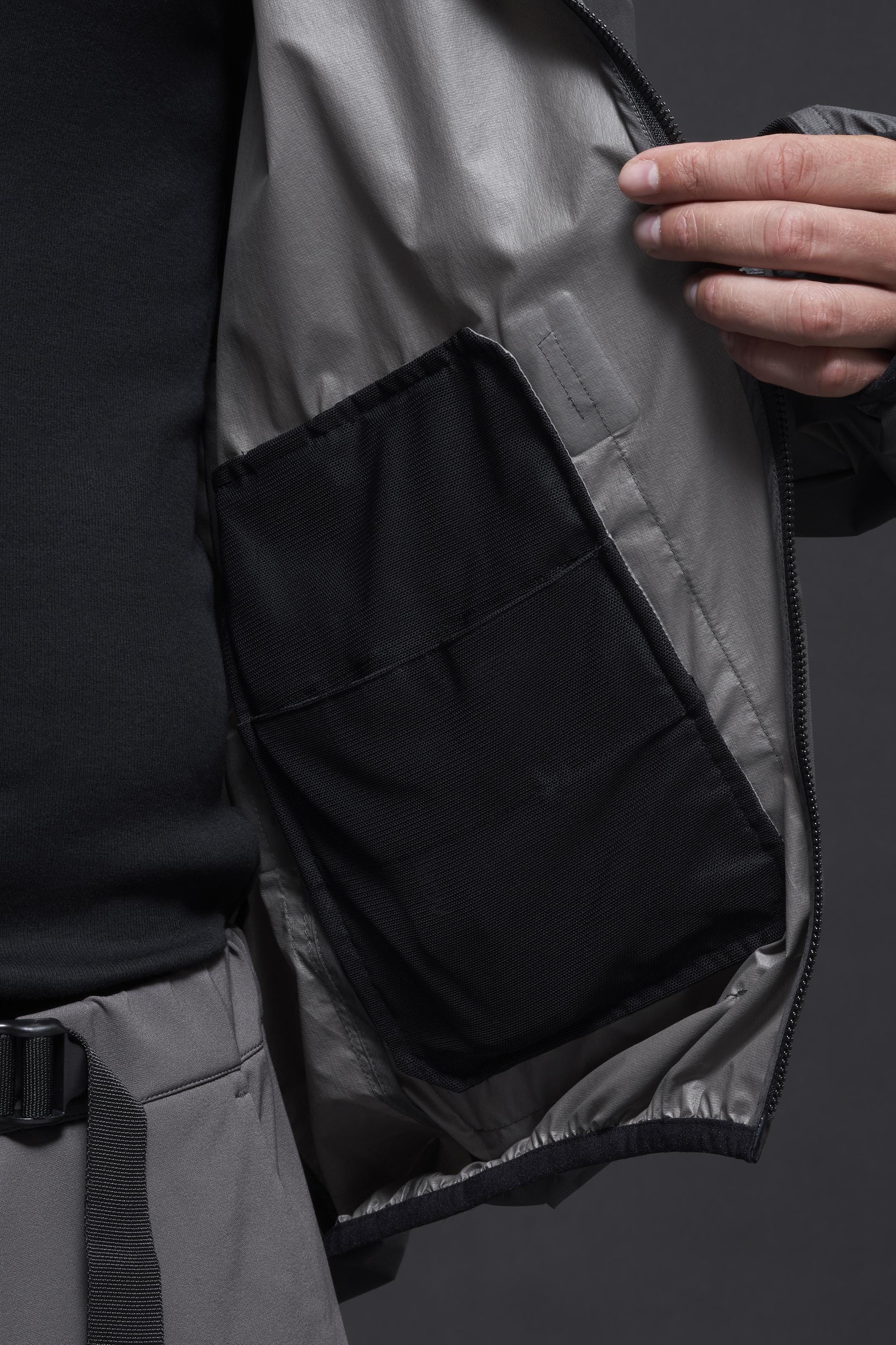 J118-WS Packable Windstopper® Active Shell™ Jacket -Grey