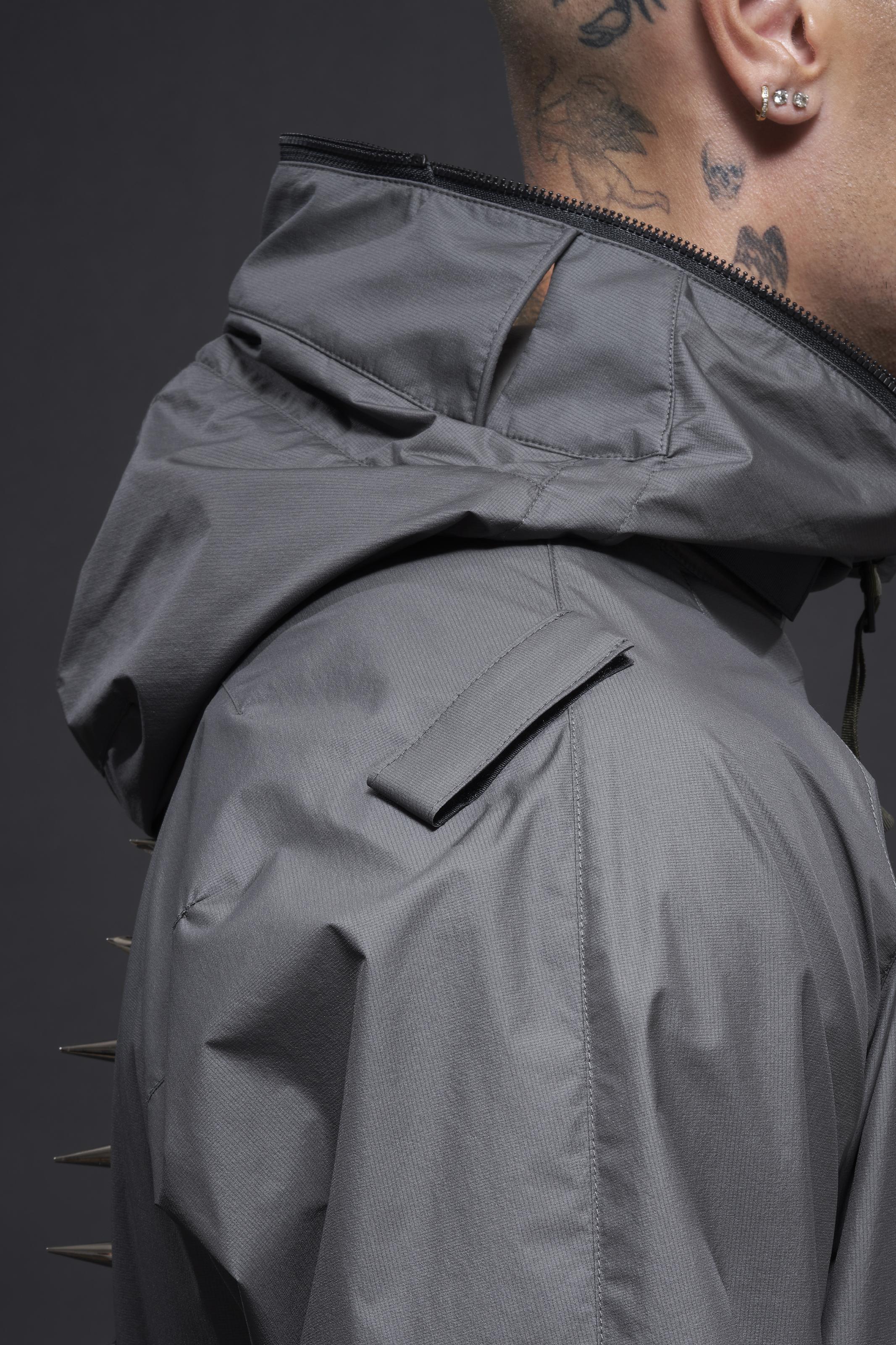 J118-WS Packable Windstopper® Active Shell™ Jacket -Grey