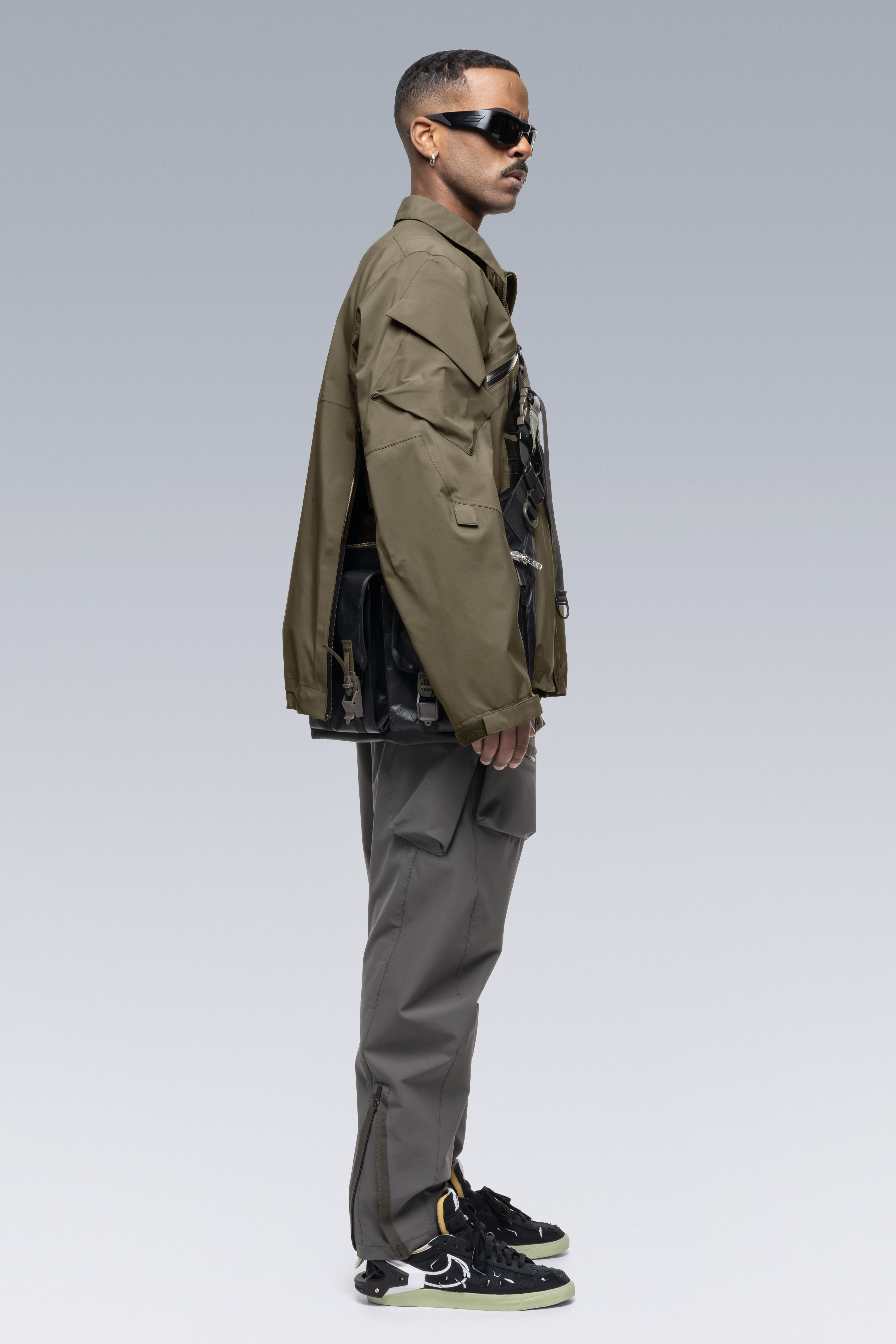 ACRONYM - J1WTS-GT 3L Gore-Tex Pro Interops Jacket - RAF Green