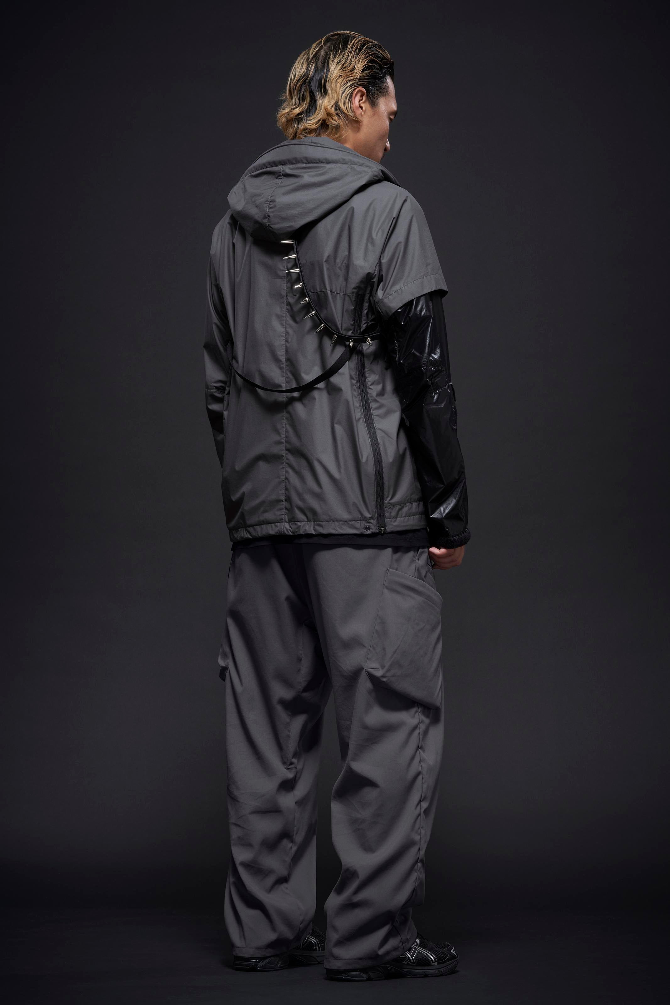 P55-M Nylon Stretch Cargo Trouser - Blaugrau