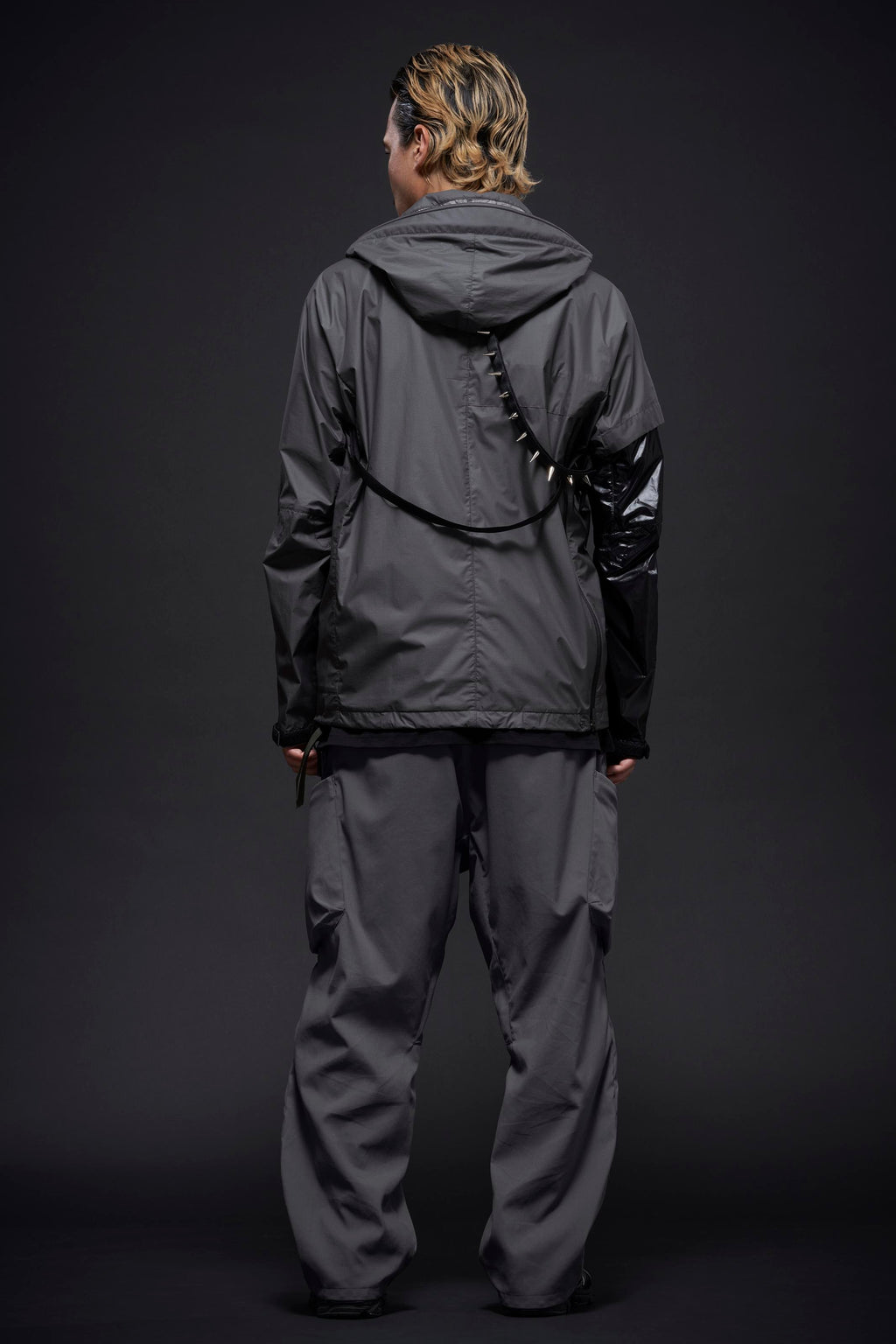 P55-M Nylon Stretch Cargo Trouser - Blaugrau