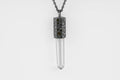 Talisman Necklace (Mega Pavé, Lemurian Quartz, KA+DIA+LEM)