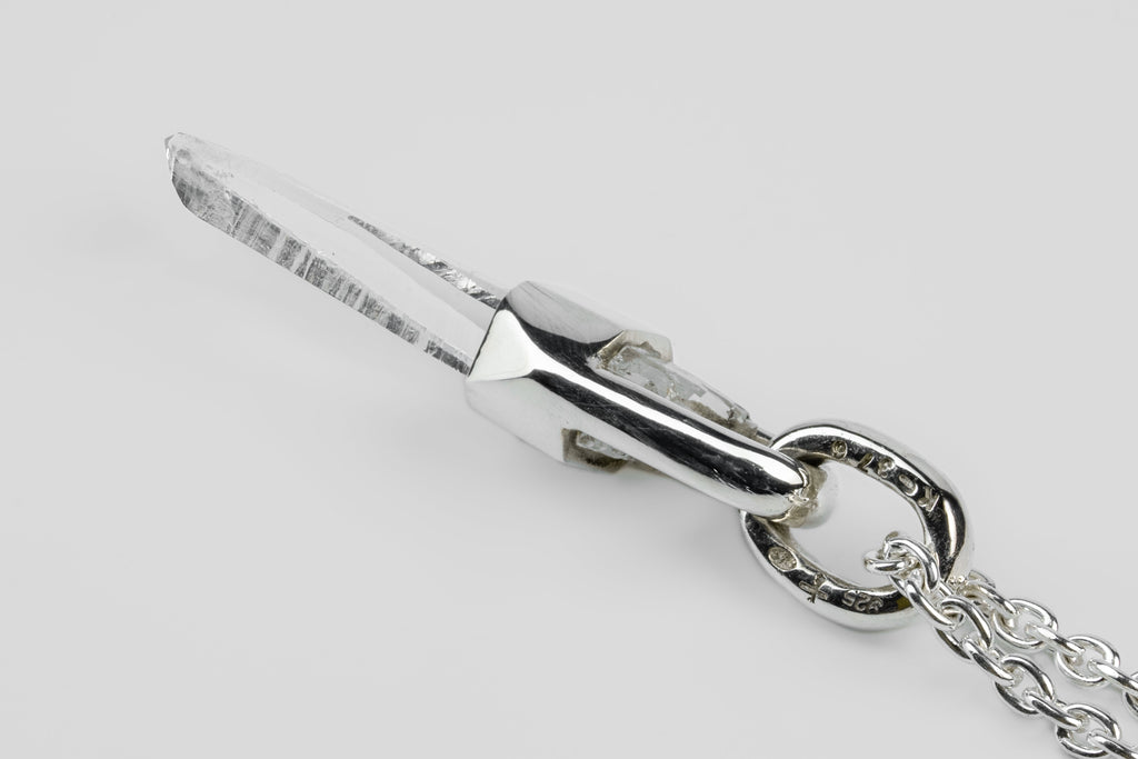 Talisman Necklace (Brace-Held, Lemurian Quartz, PA+LEM)