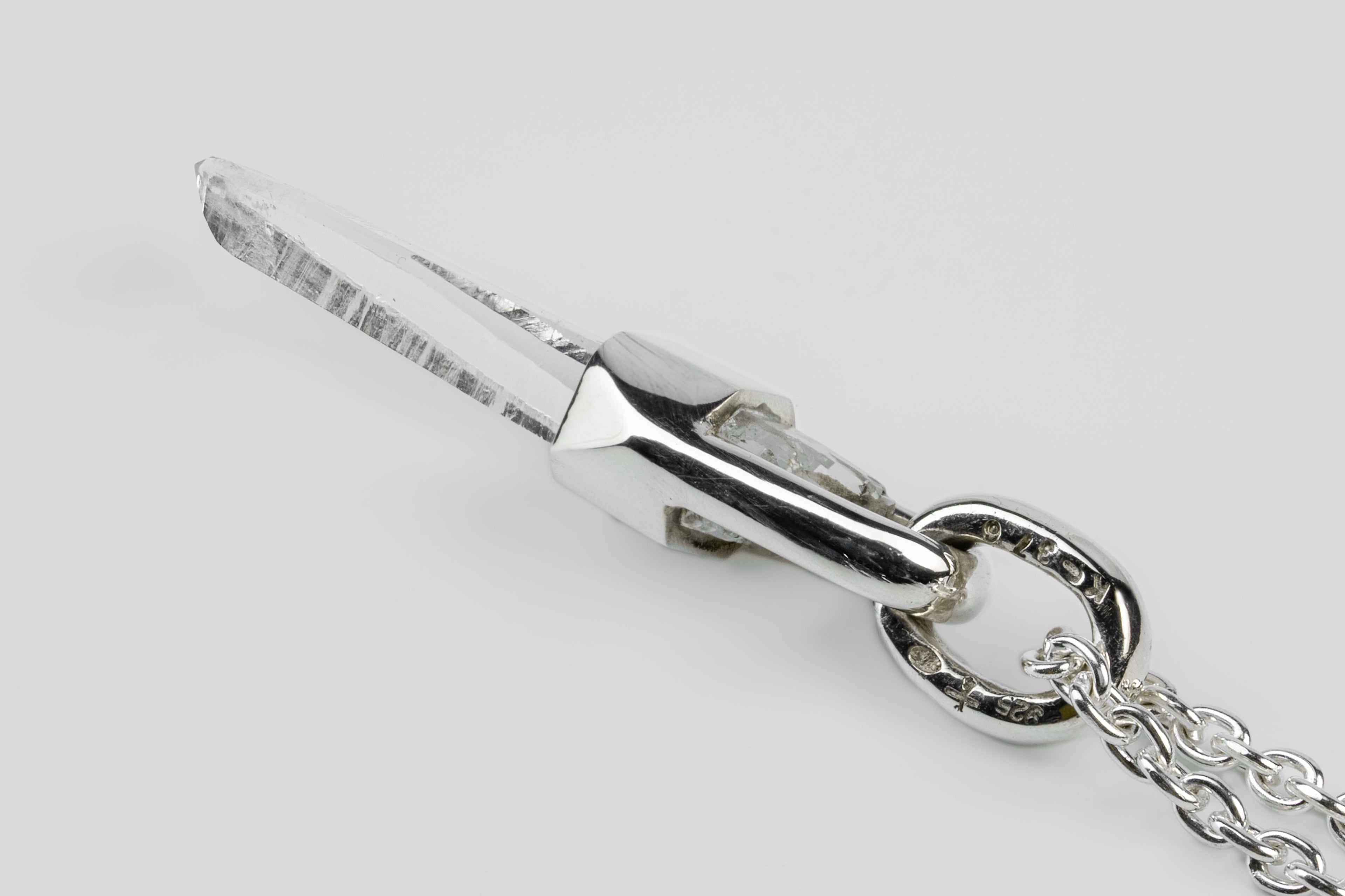Talisman Necklace (Brace-Held, Lemurian Quartz, PA+LEM)