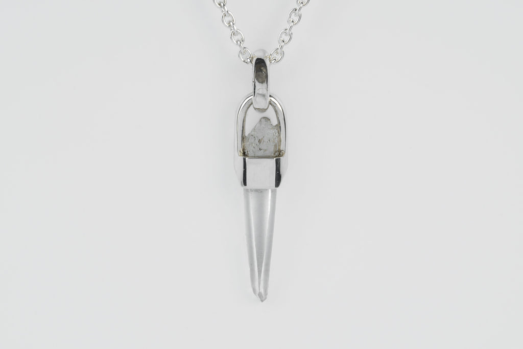 Talisman Necklace (Brace-Held, Lemurian Quartz, PA+LEM)