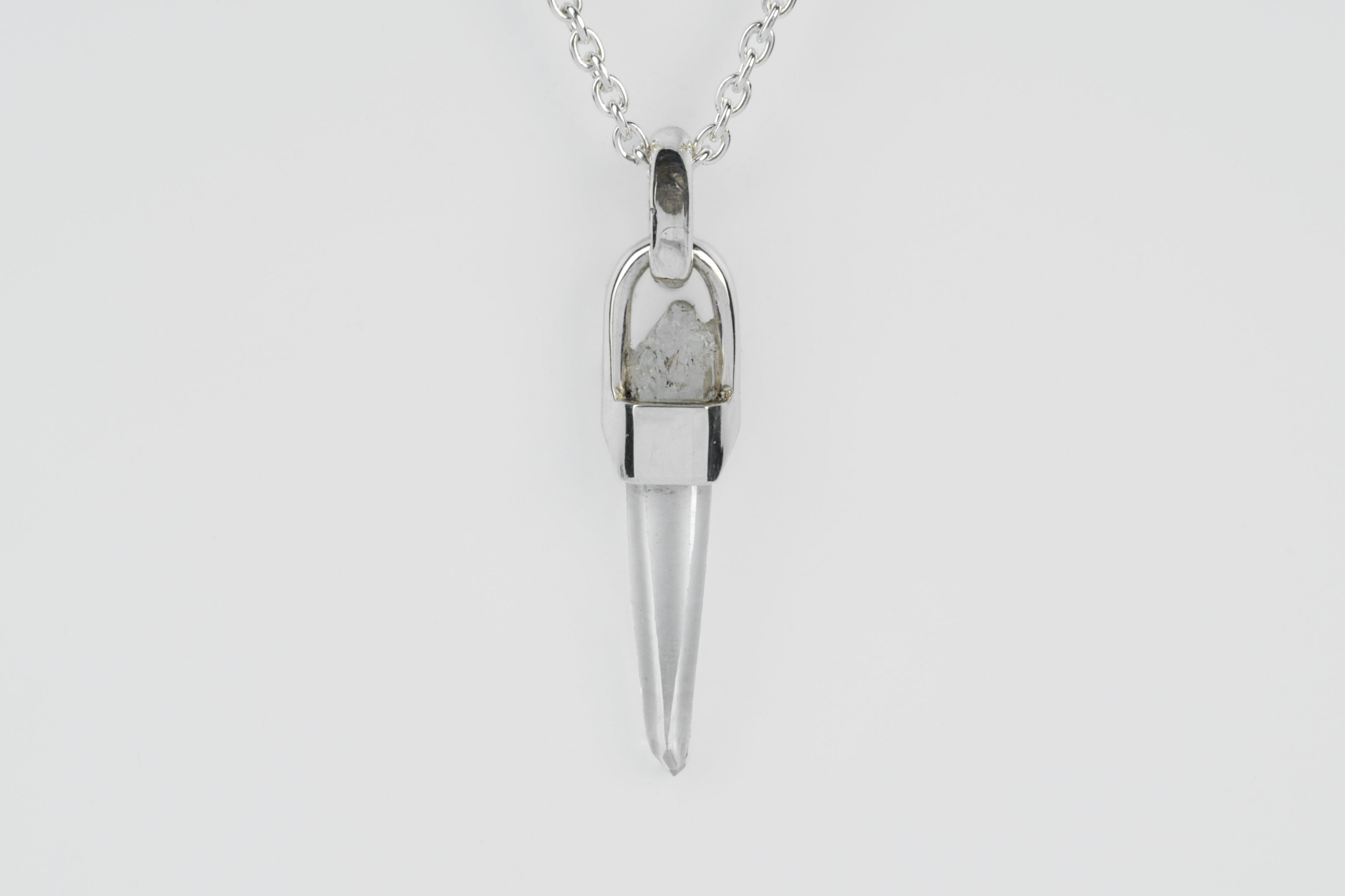 Talisman Necklace (Brace-Held, Lemurian Quartz, PA+LEM)