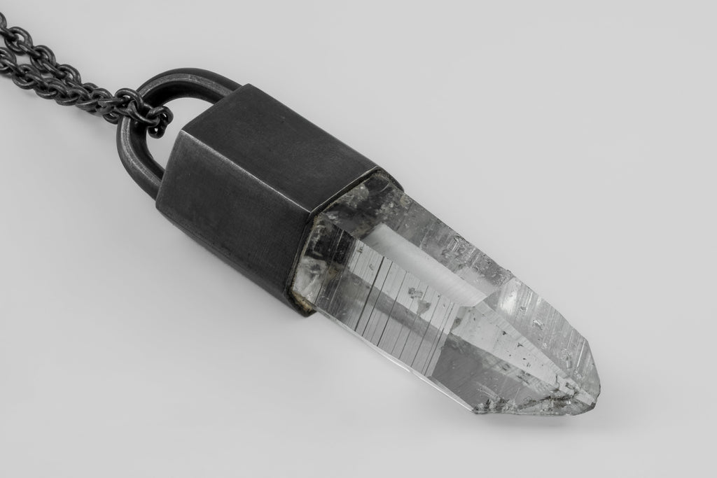 Talisman Necklace (Lemurian Quartz, K-383-KA+LEM)