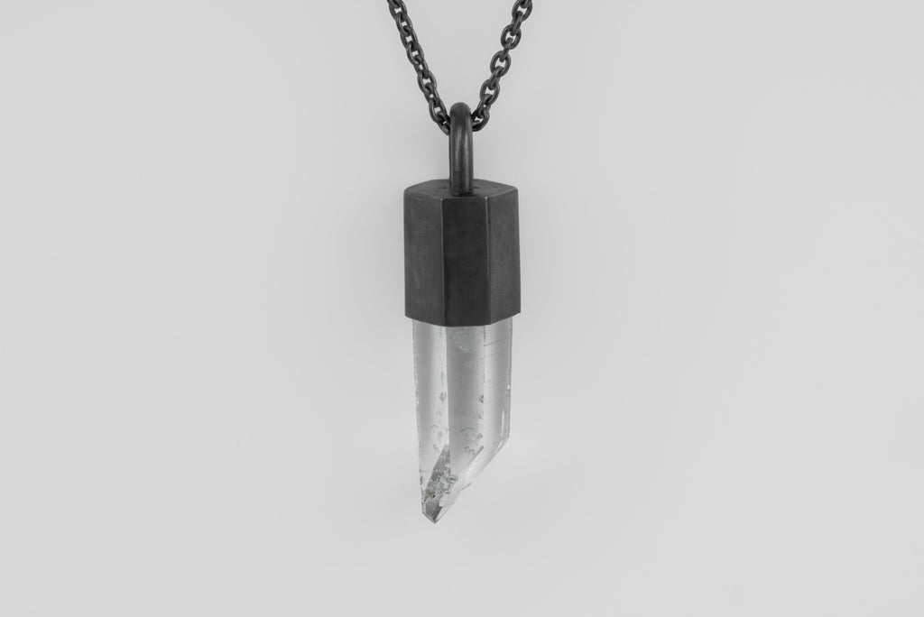 Talisman Necklace (Lemurian Quartz, K-383-KA+LEM)