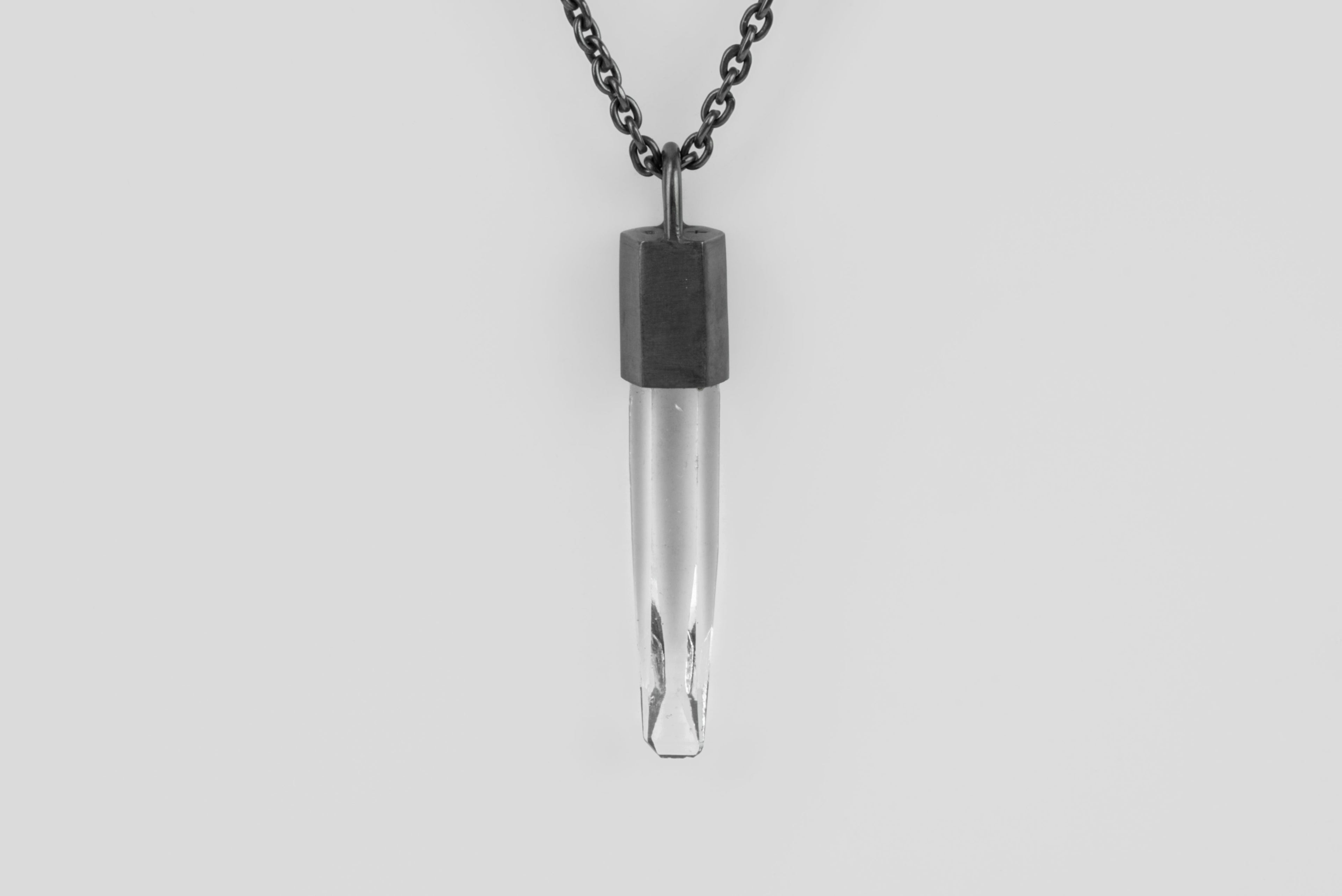 Talisman Necklace (Lemurian Quartz, K-396-KA+LEM)