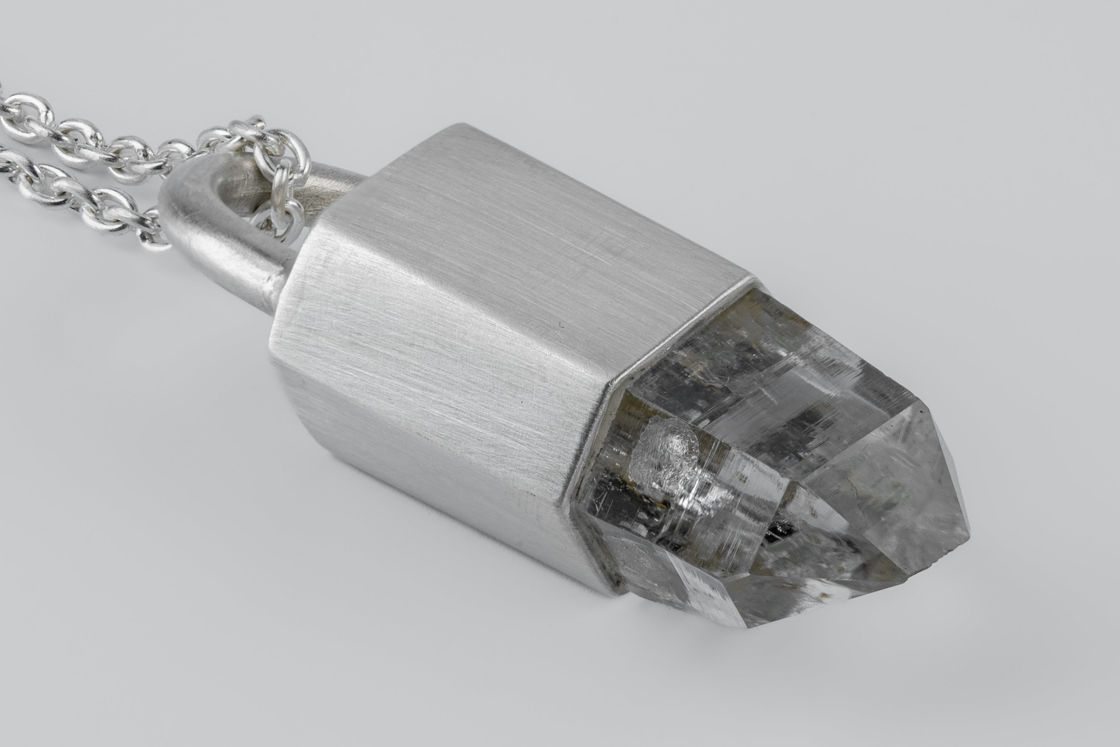 Talisman Necklace (Lemurian Quartz, K-411-MA+LEM)