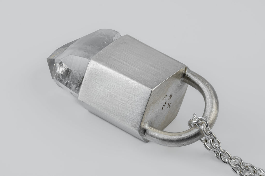 Talisman Necklace (Lemurian Quartz, K-411-MA+LEM)