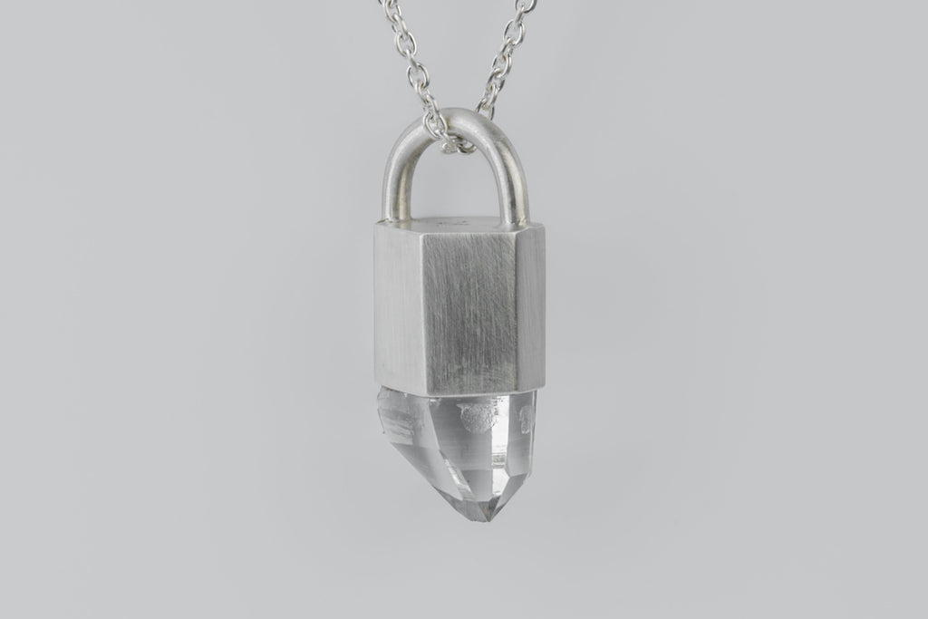 Talisman Necklace (Lemurian Quartz, K-411-MA+LEM)