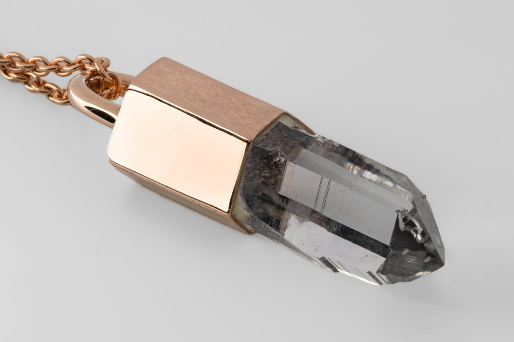 Talisman Necklace (Lemurian Quartz, YMA+LEM)