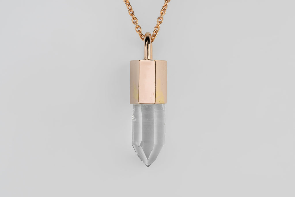 Talisman Necklace (Lemurian Quartz, YMA+LEM)