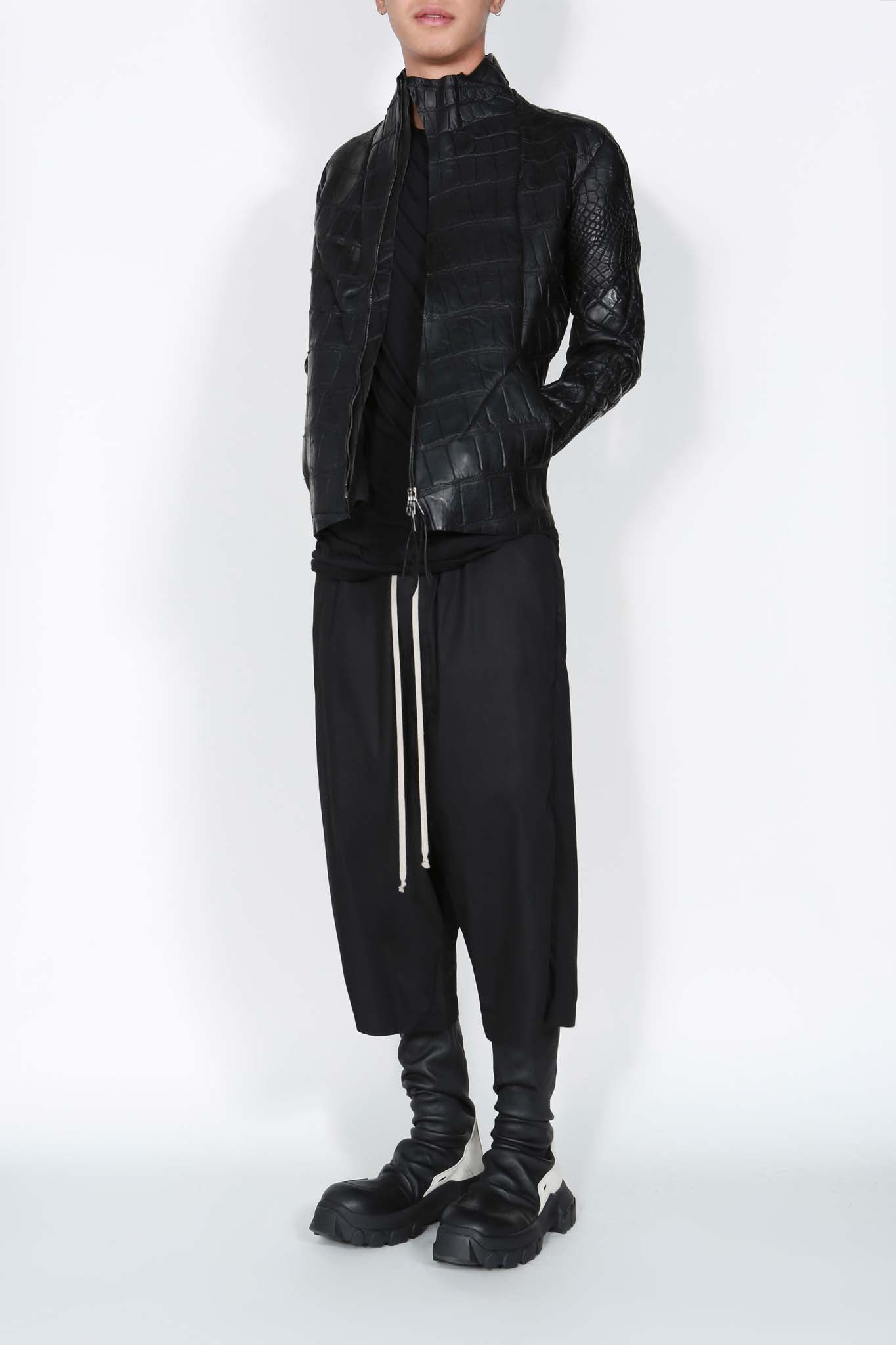 Genuine Alligator Leather Jacket