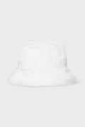 WHITE RABBIT FUR BOB HAT