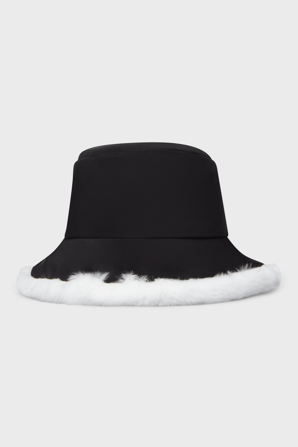 WHITE RABBIT FUR BOB HAT