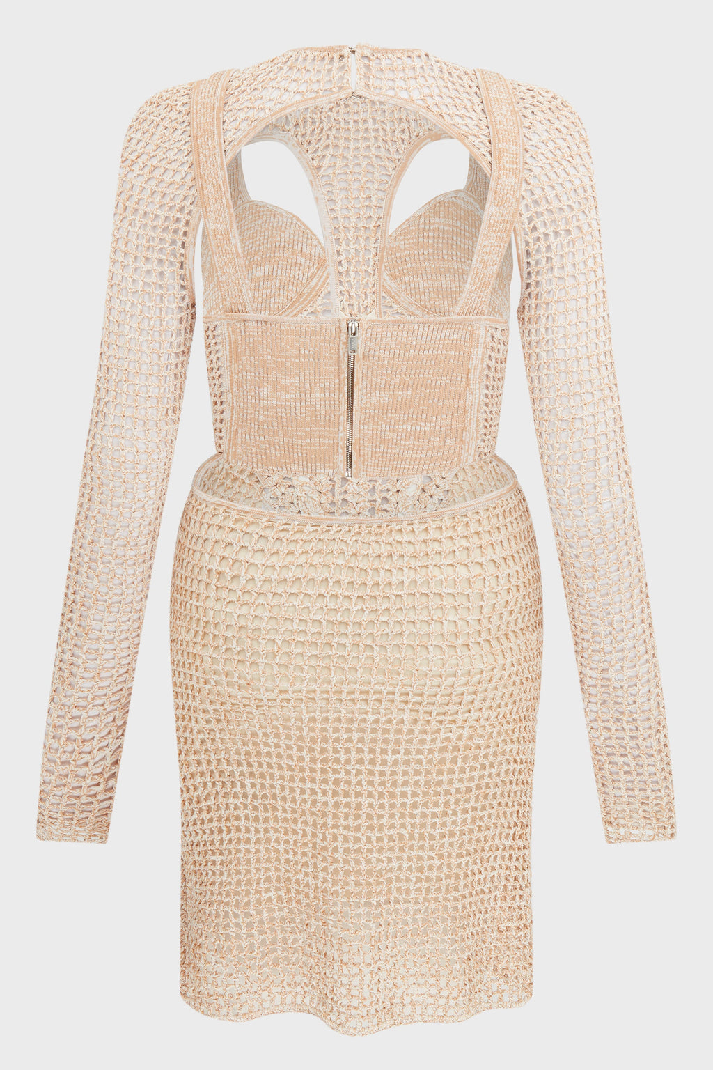 STIRRUP CROCHET MINI DRESS